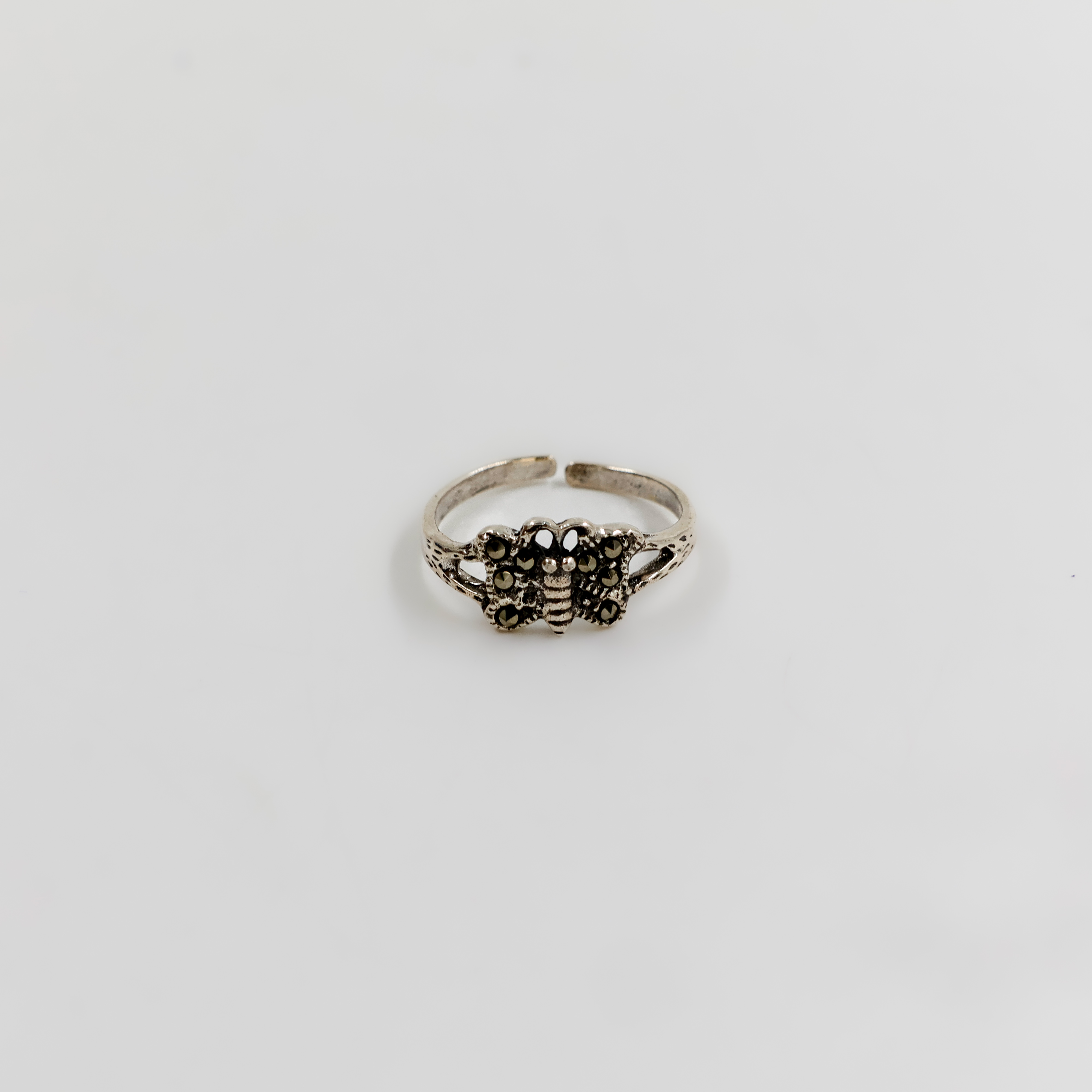 Butterfly Silver Toe Ring - Silver Toe Ring