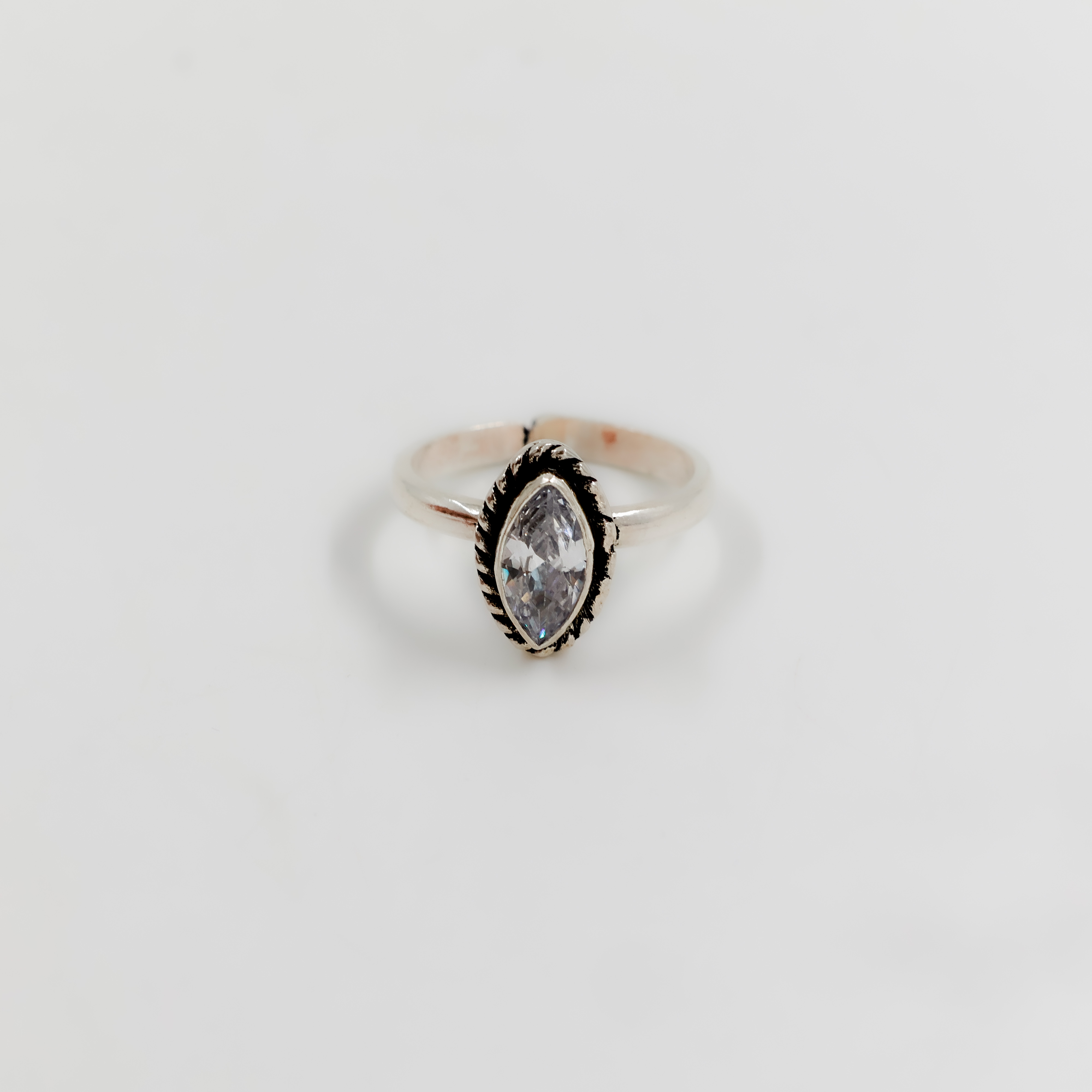 CZ Silver Toe Ring - Silver Toe Ring
