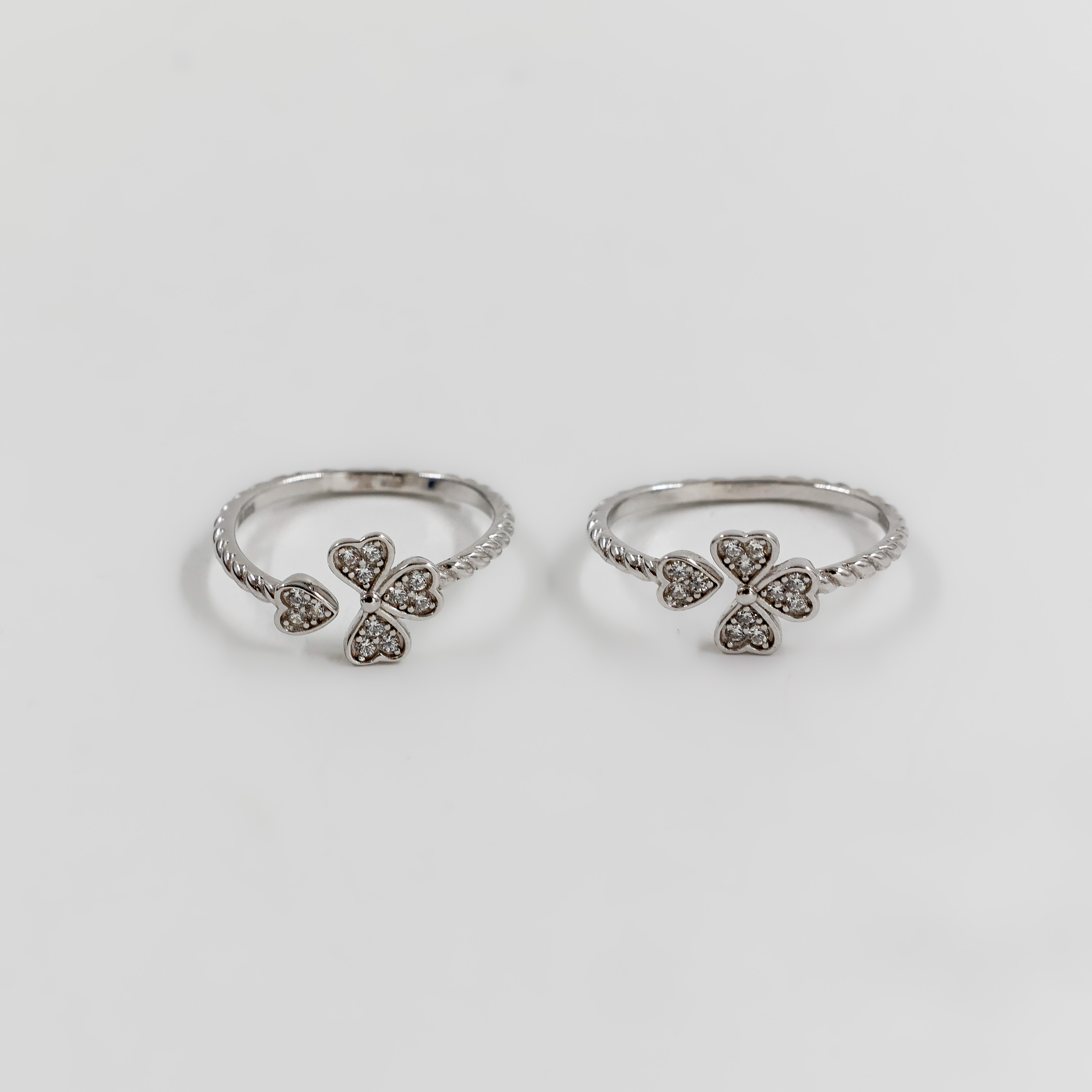 Heart Silver Toe Ring