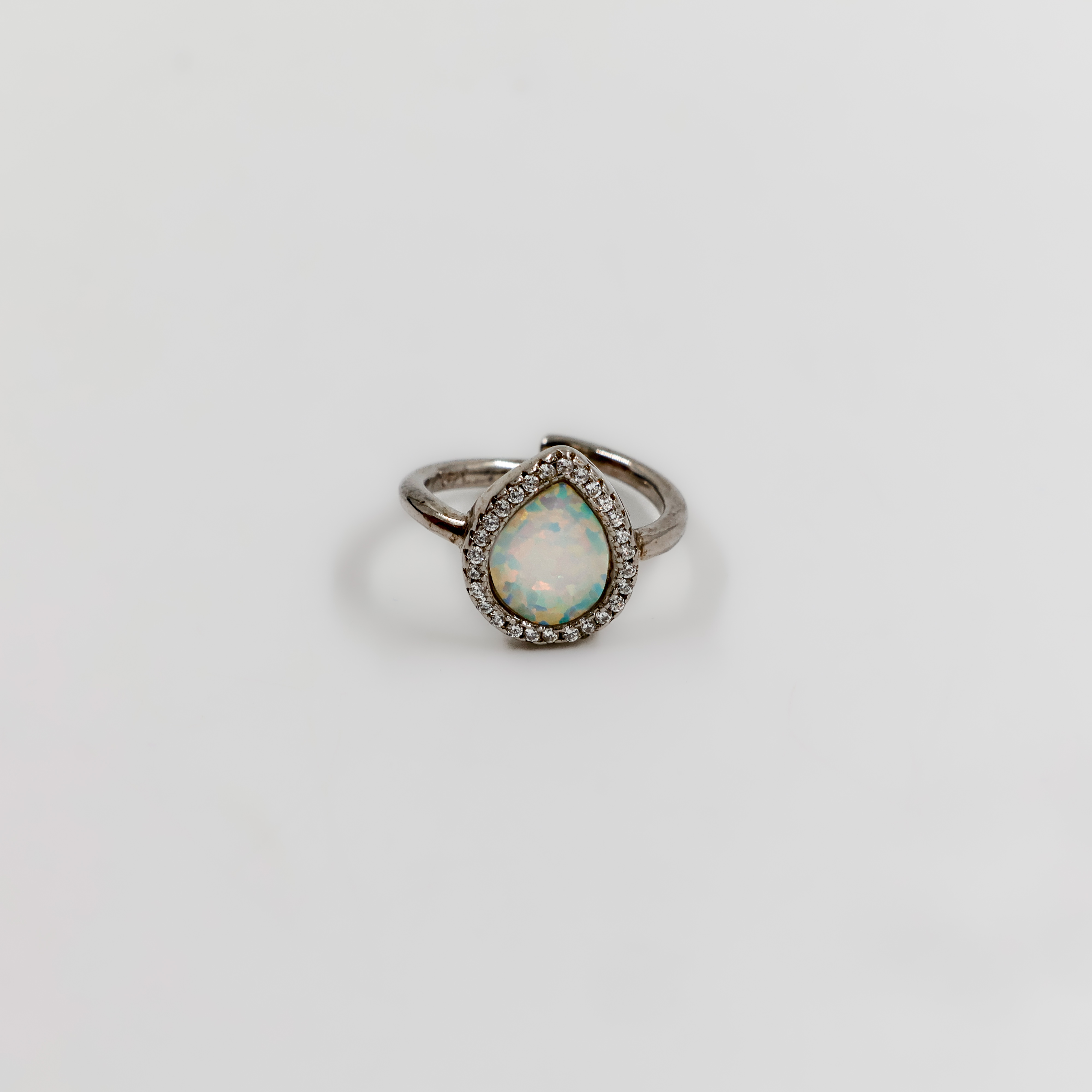 Opal Silver Toe Ring - Silver Toe Ring