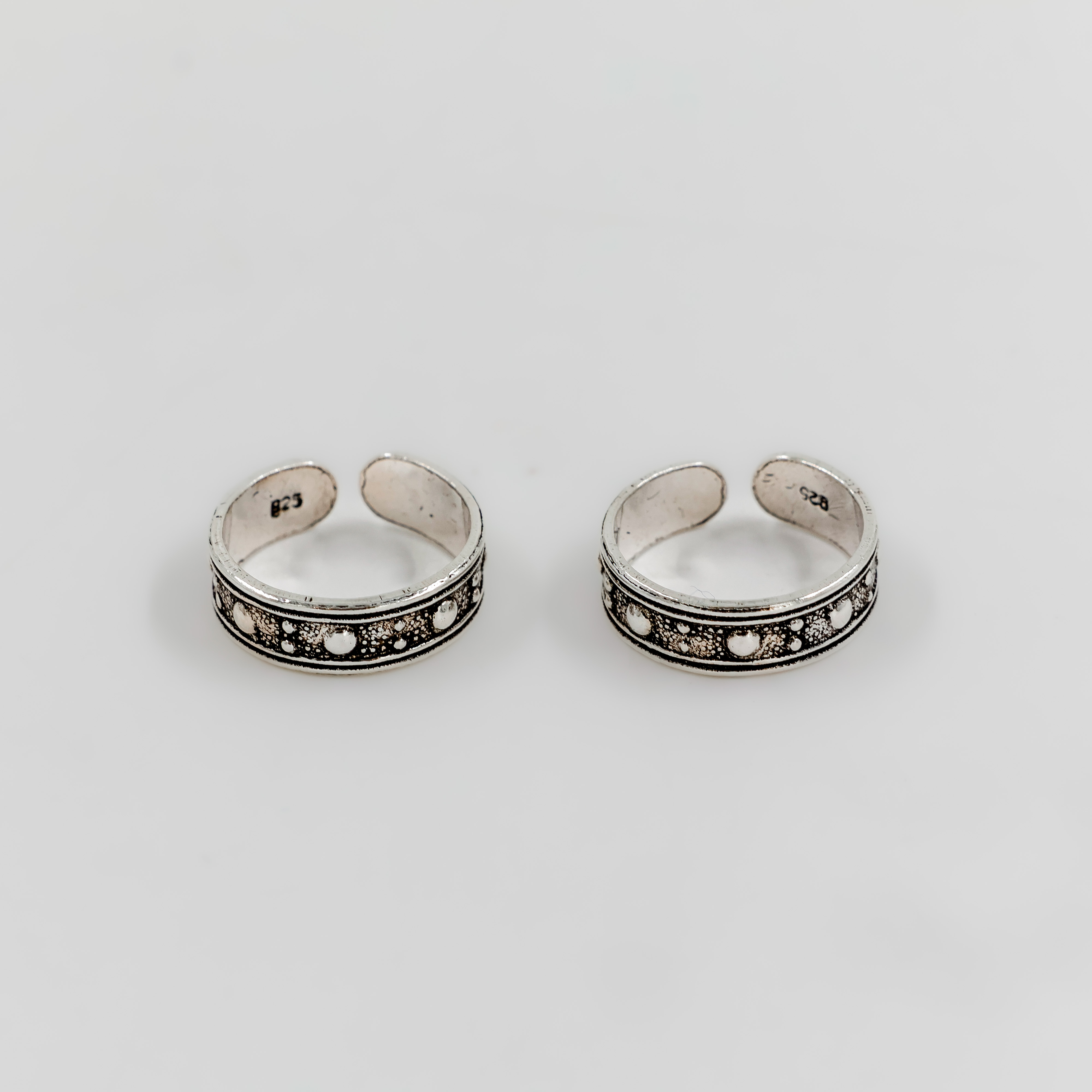 Moonstone Path Silver Toe Ring
