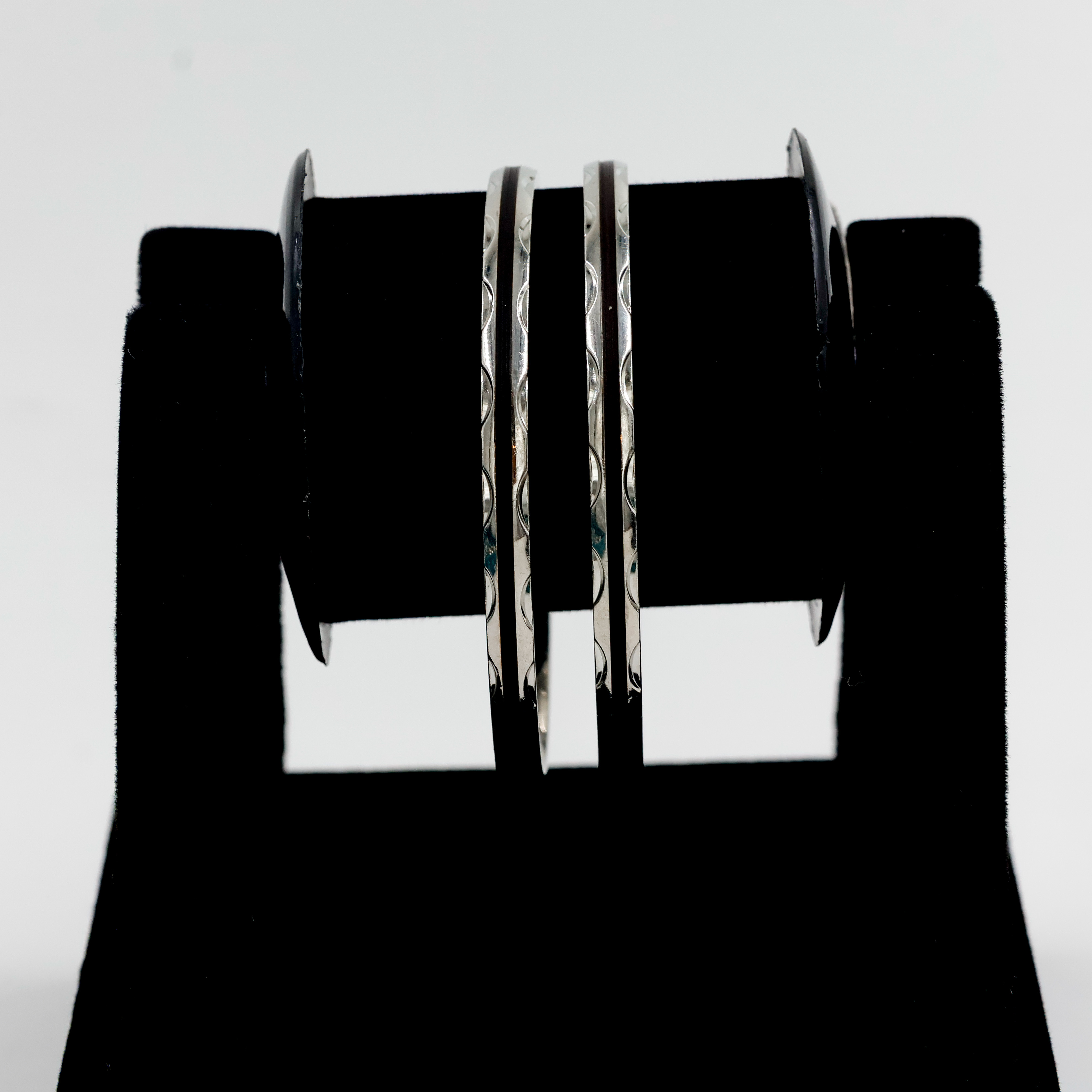Sterling Silver Engraved Bangle - Silver Bangle