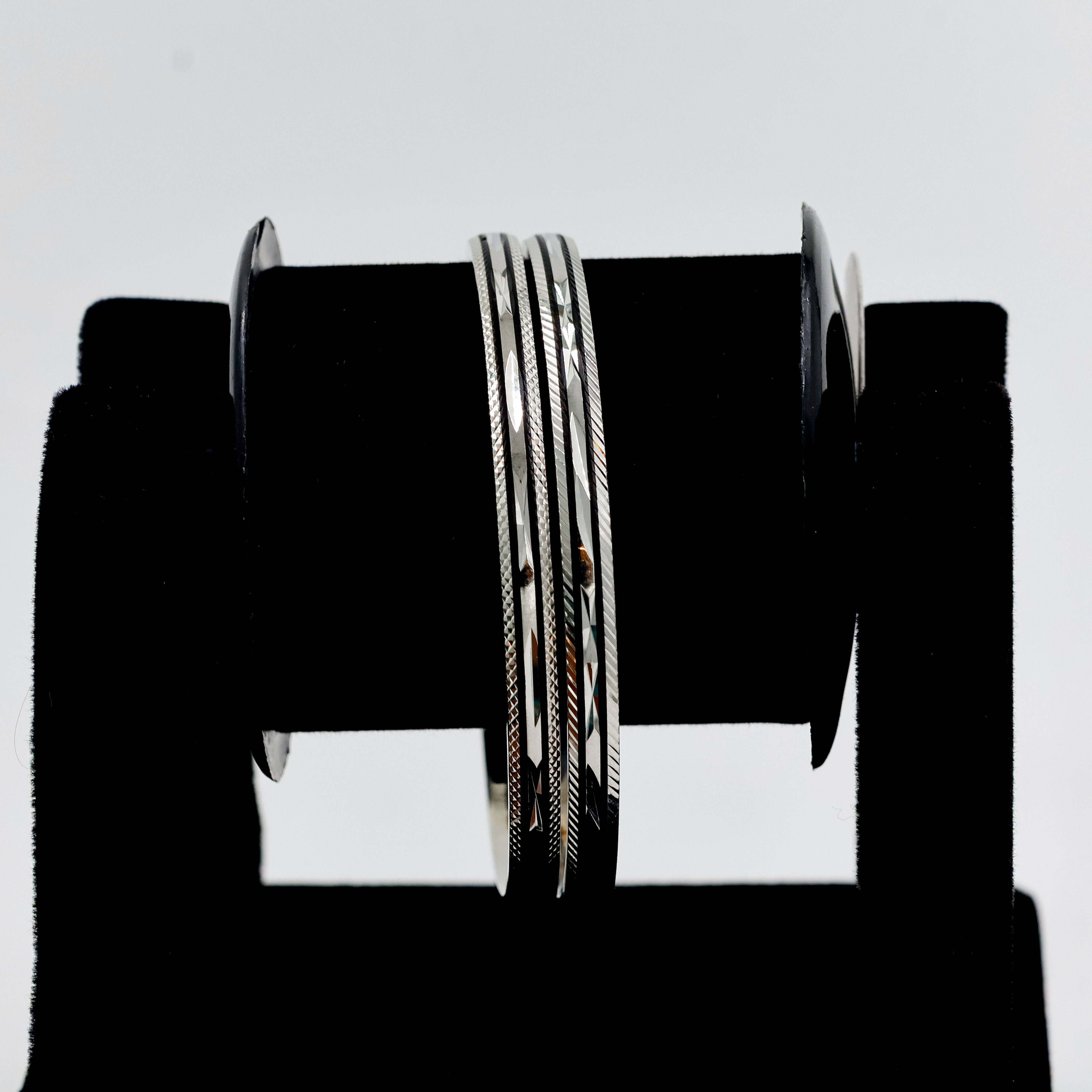 Encrafted Silver Bangle - Silver Bangle