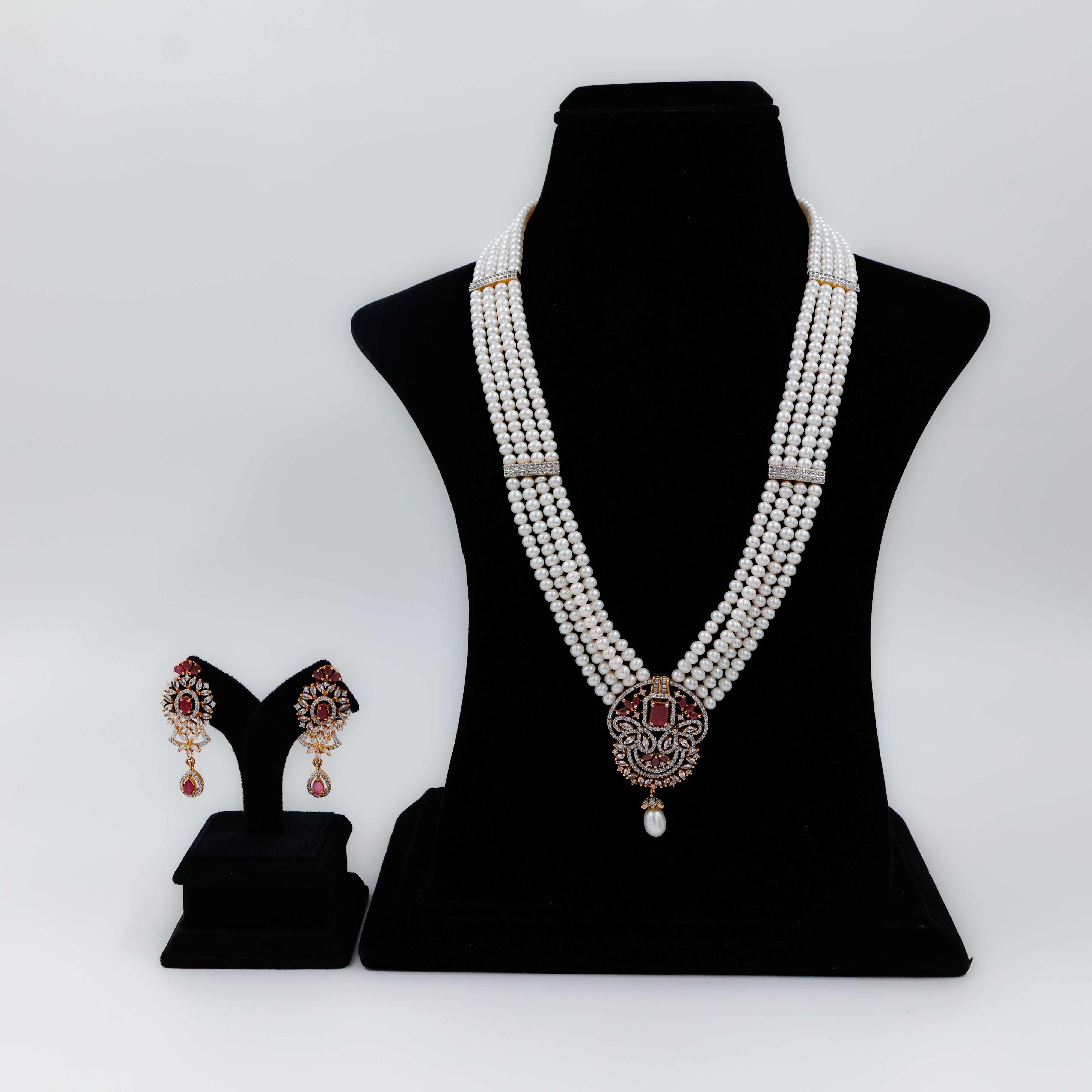 Temple Grace Pearl Set - 
