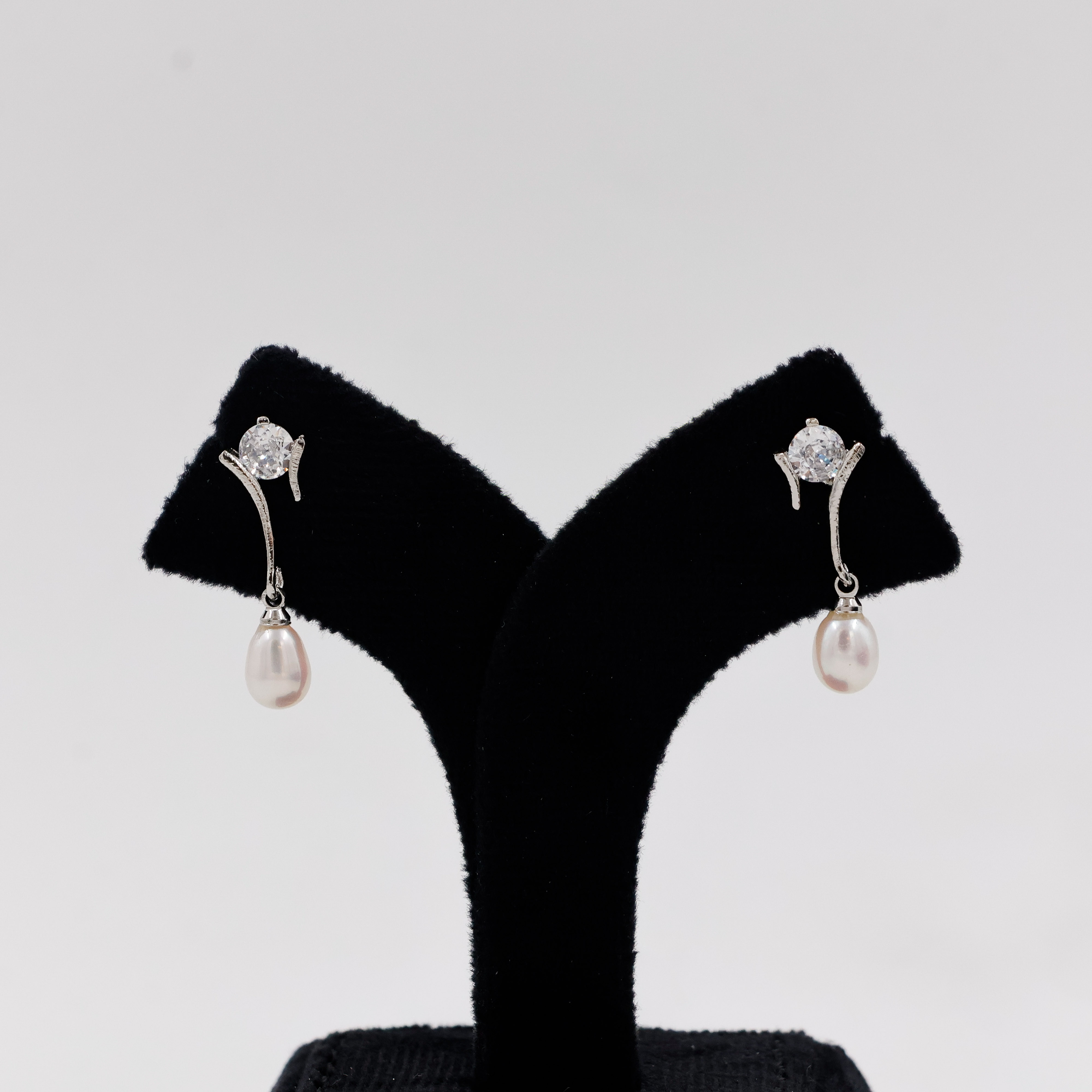 Crystal Charm Pearl Drops