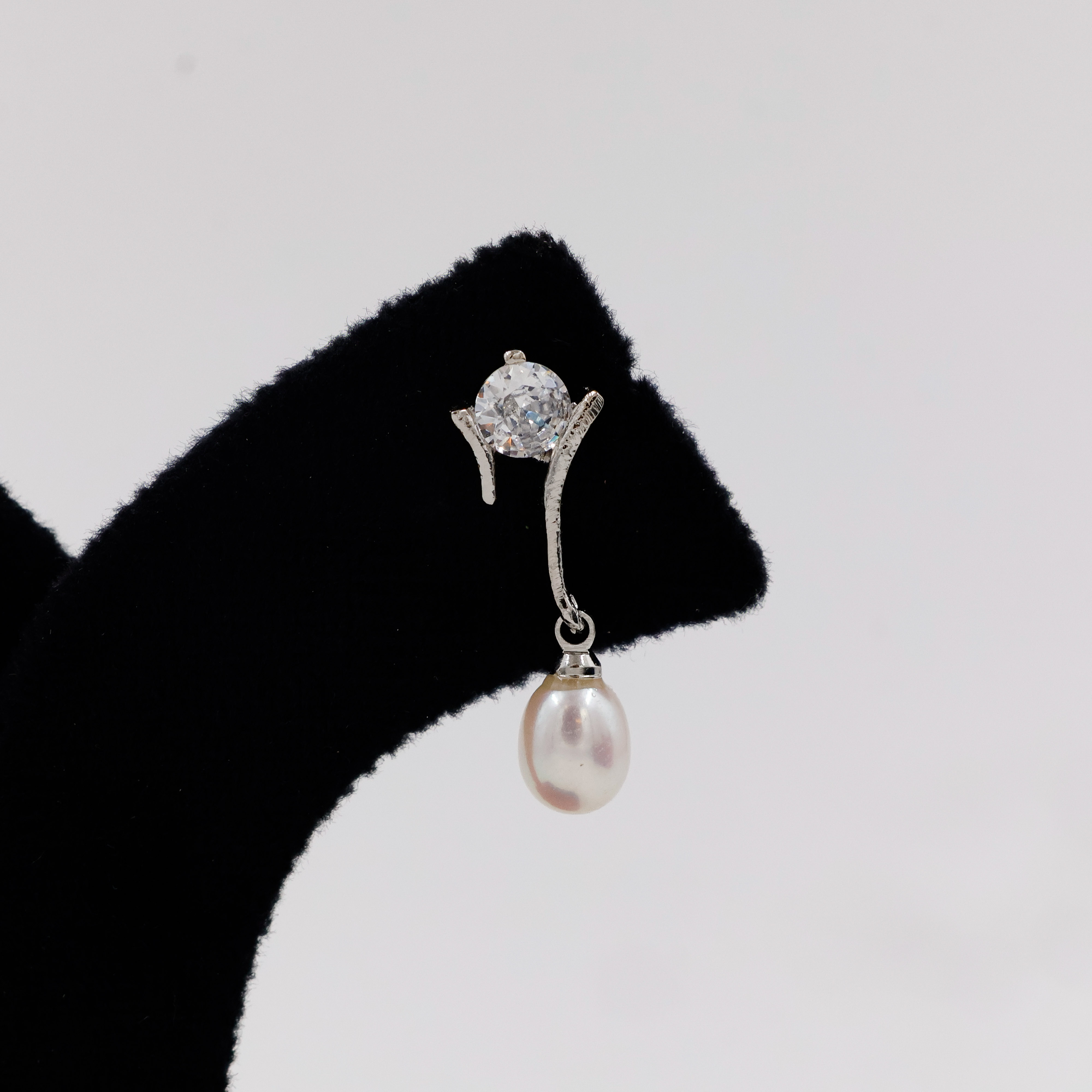Crystal Charm Pearl Drops - 