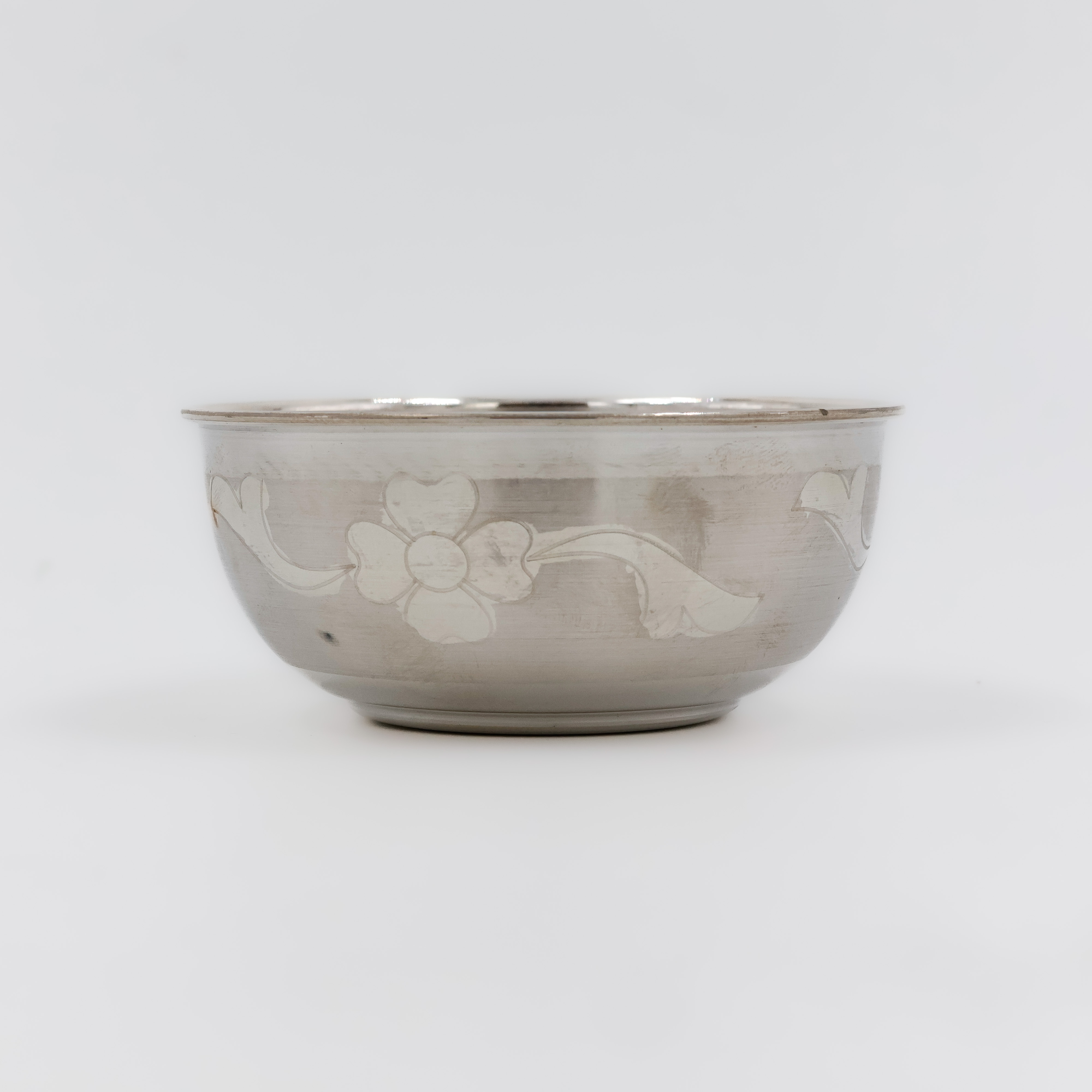 Premium Round Silver Bowl - 