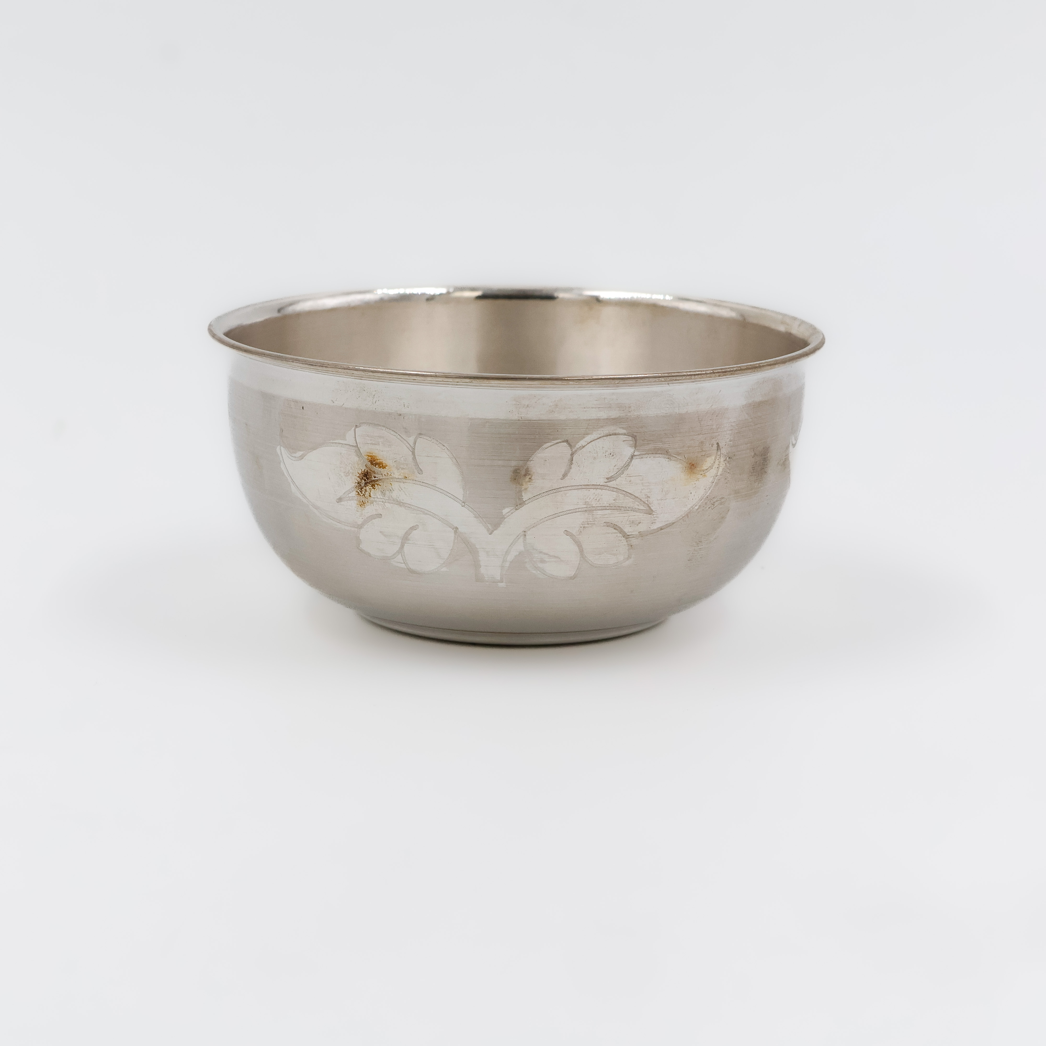 Serene Lotus Silver Bowl - 