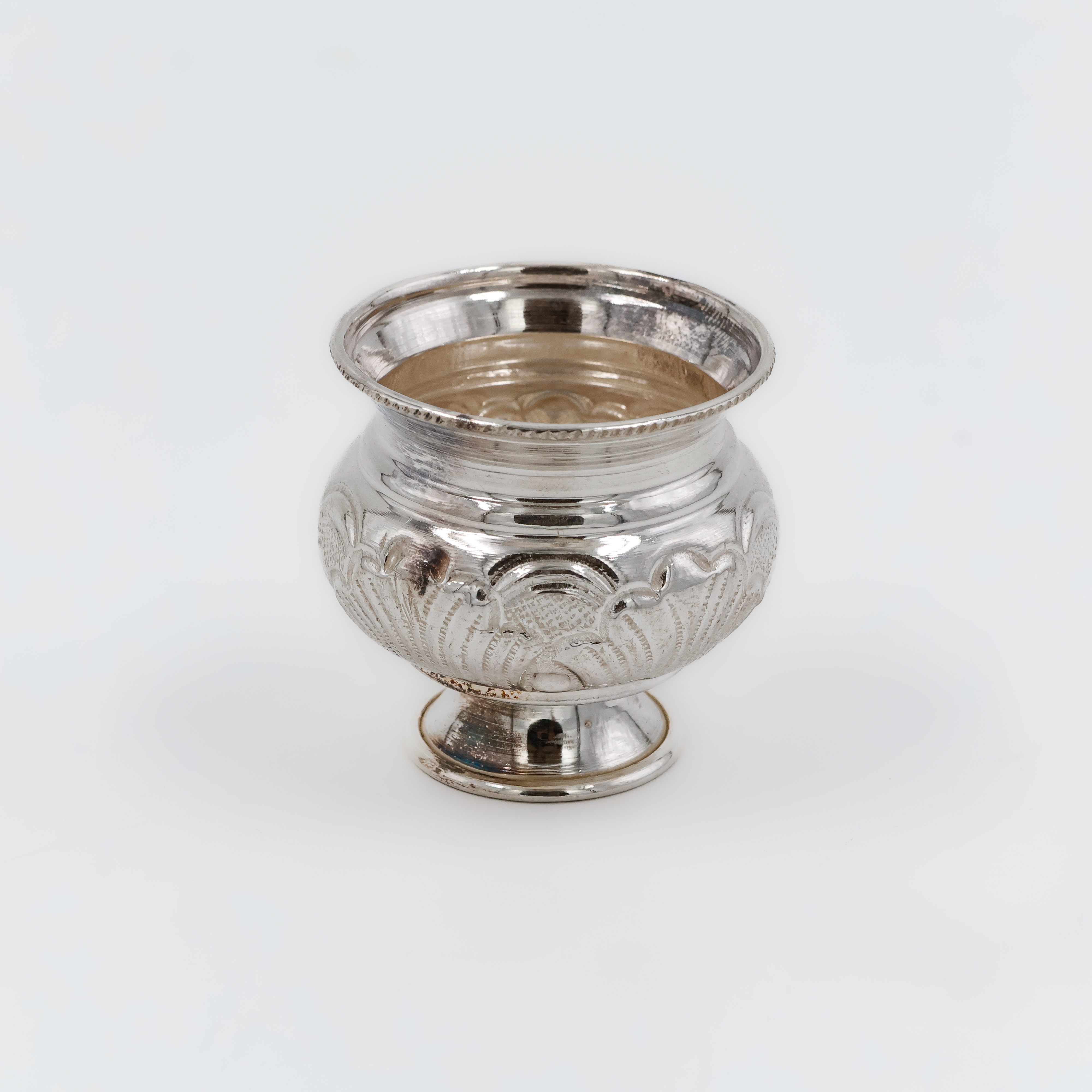 Graceful Petal Silver Bowl - 