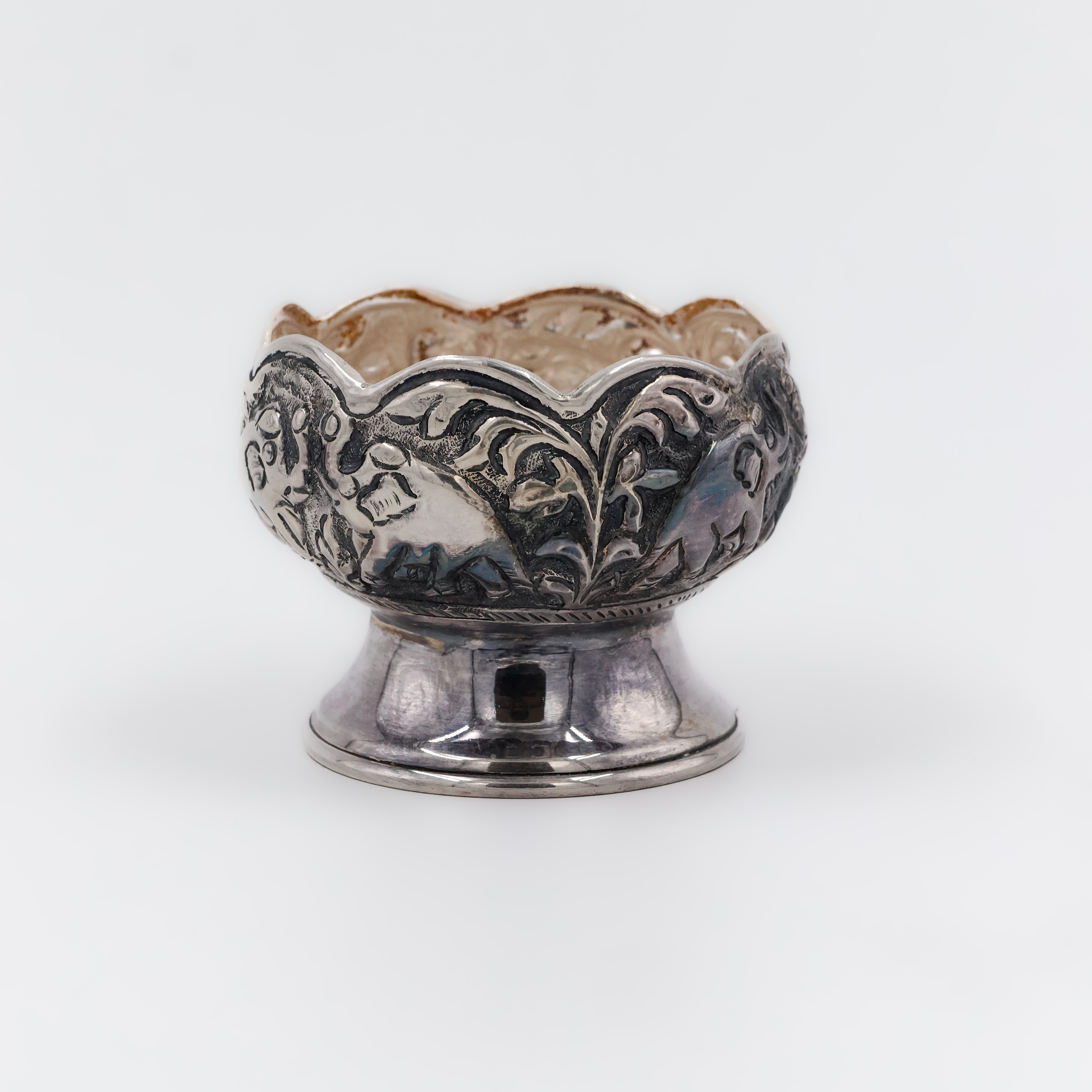 Majestic Black Antique Silver Bowl - 