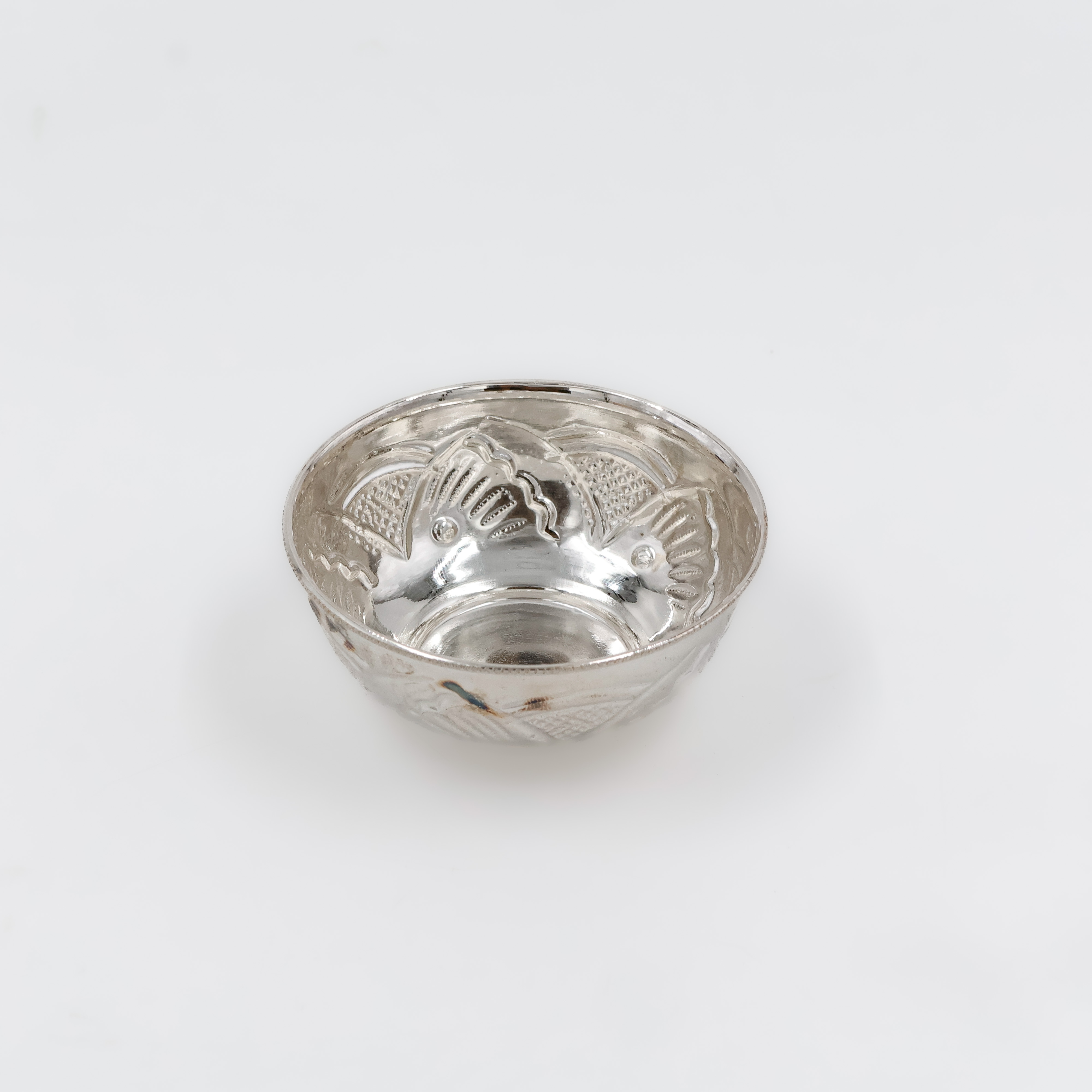 Lotus Grace Designer Silver Bowl - 
