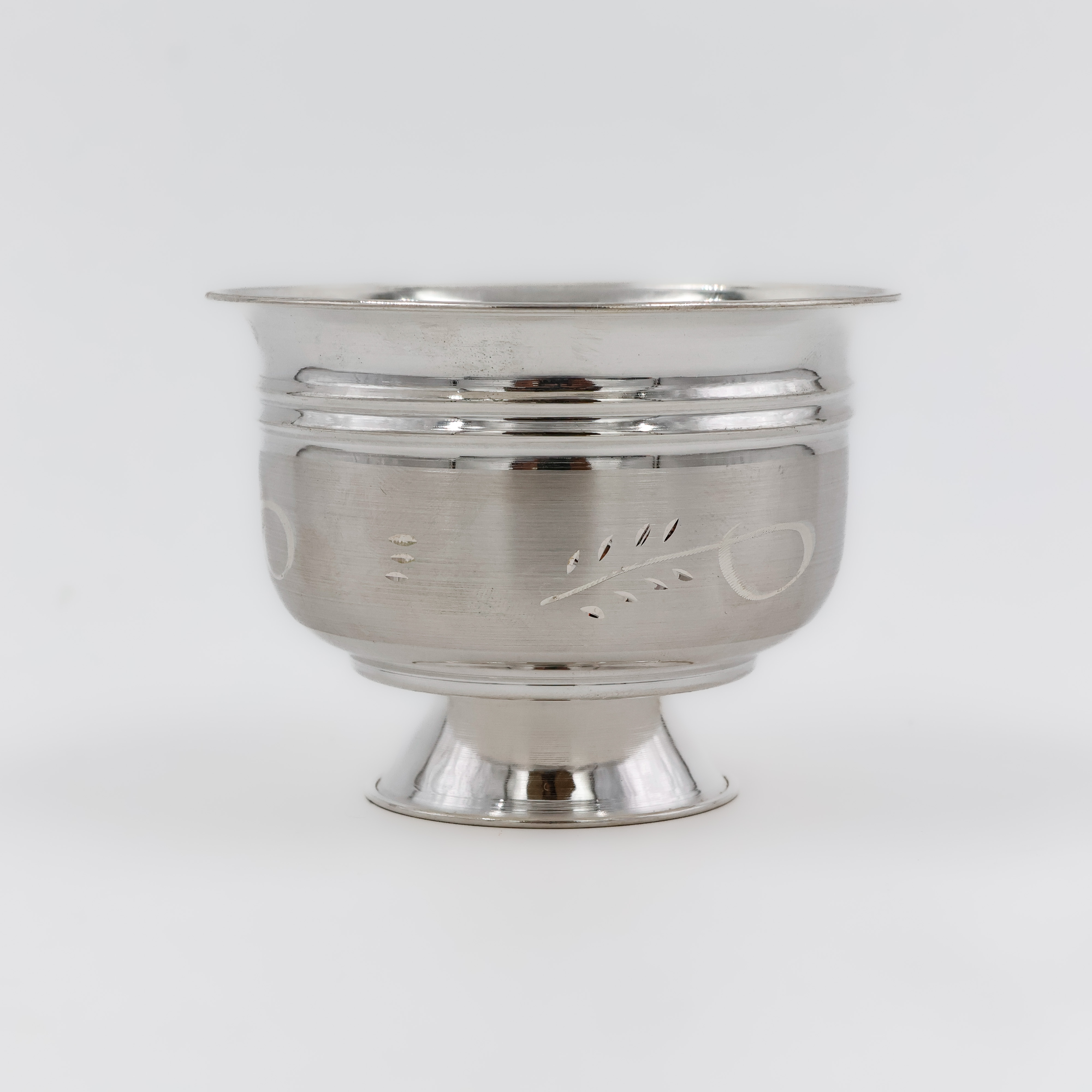 Elegant Contour Pure Silver Bowl - 