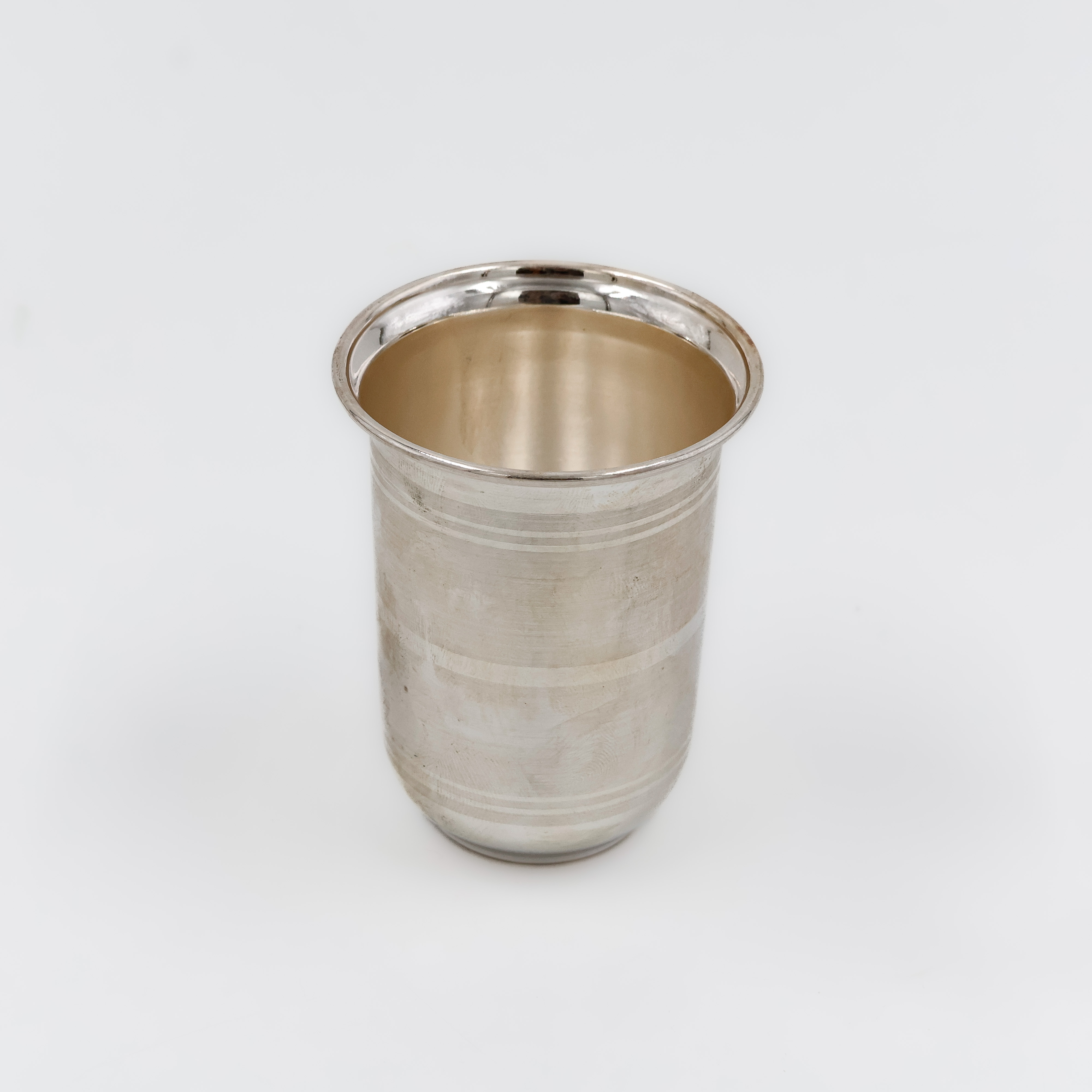 Timeless Plain Silver Glass - 