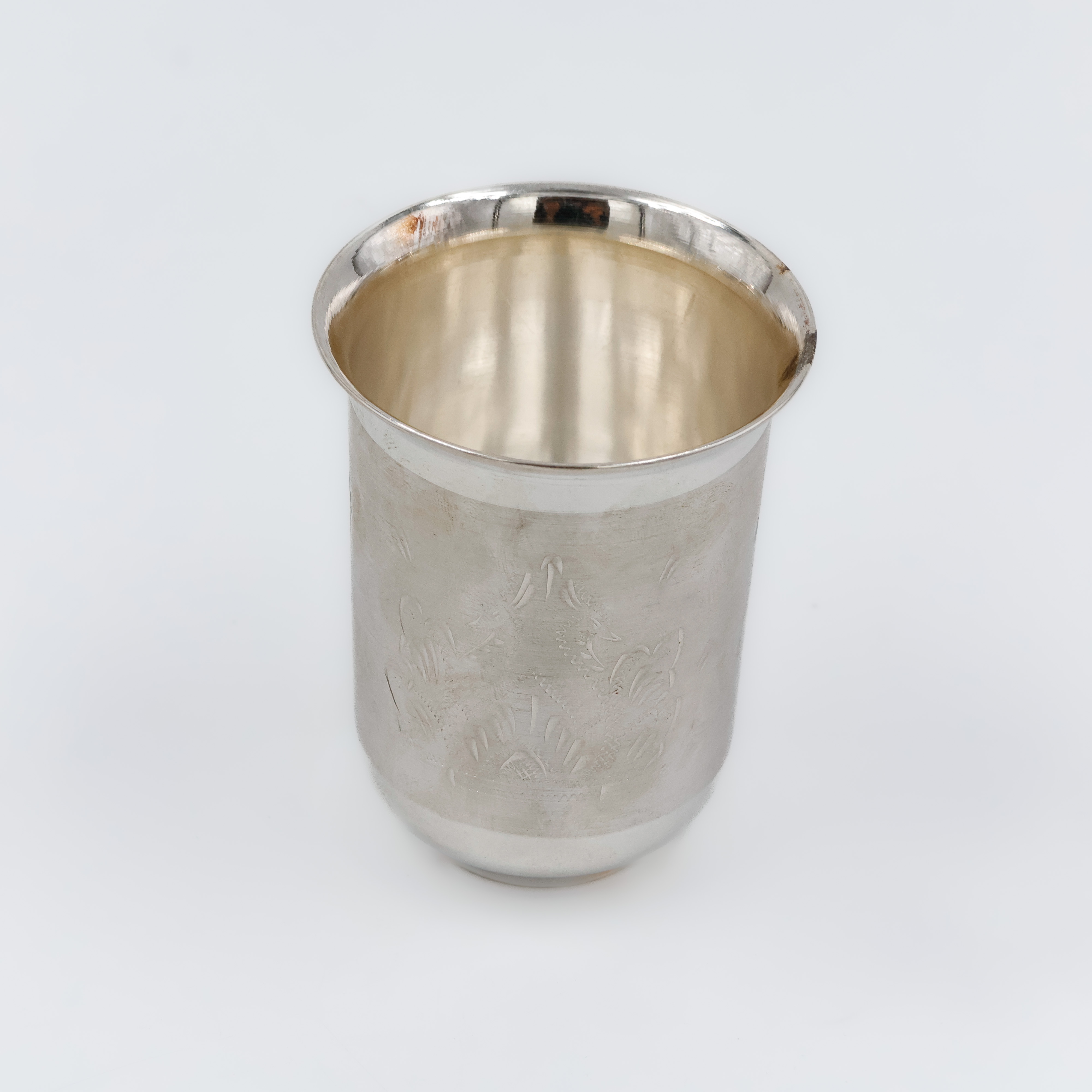 Engraved Classic Silver Glass - 