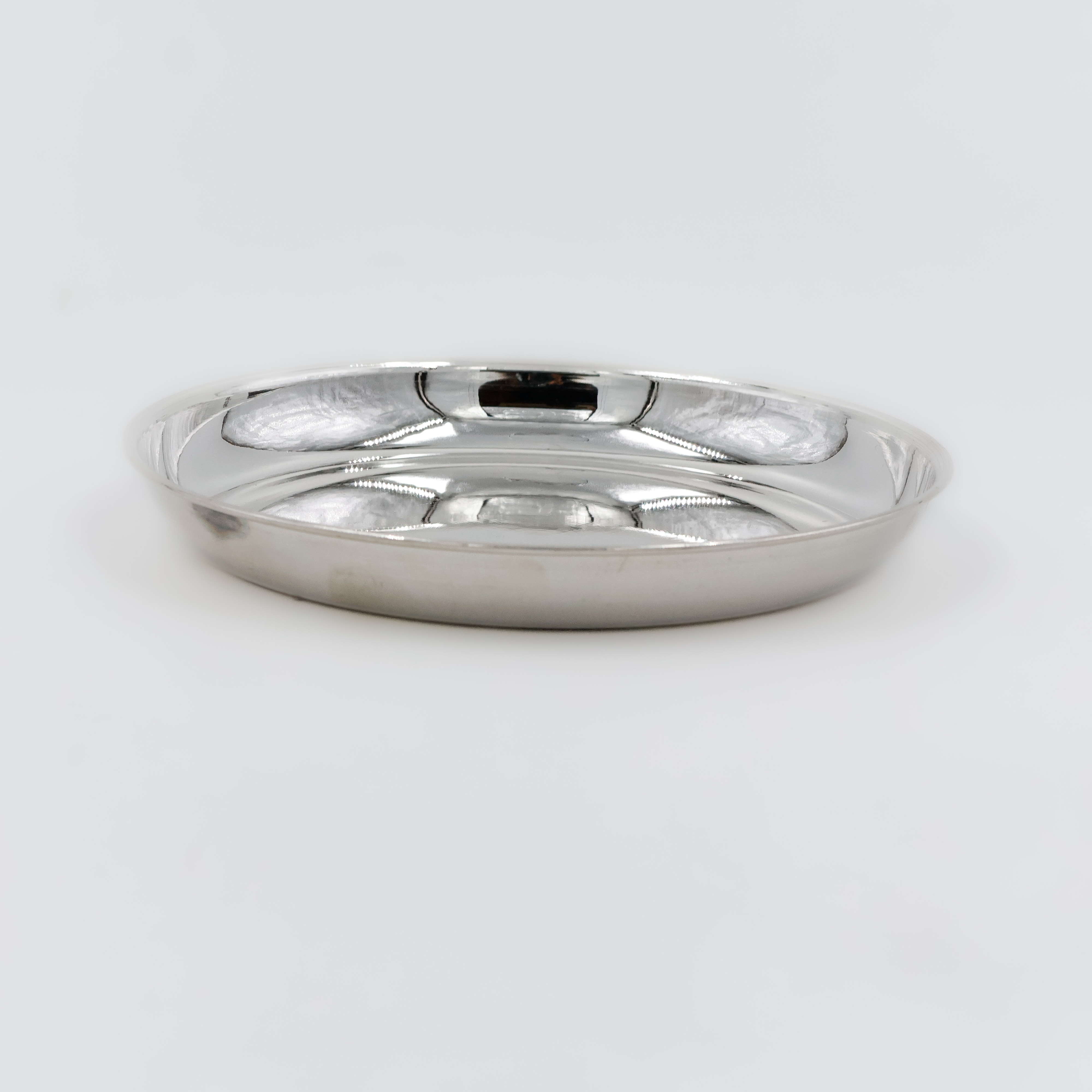 Lustrous Flat Silver Plate - 