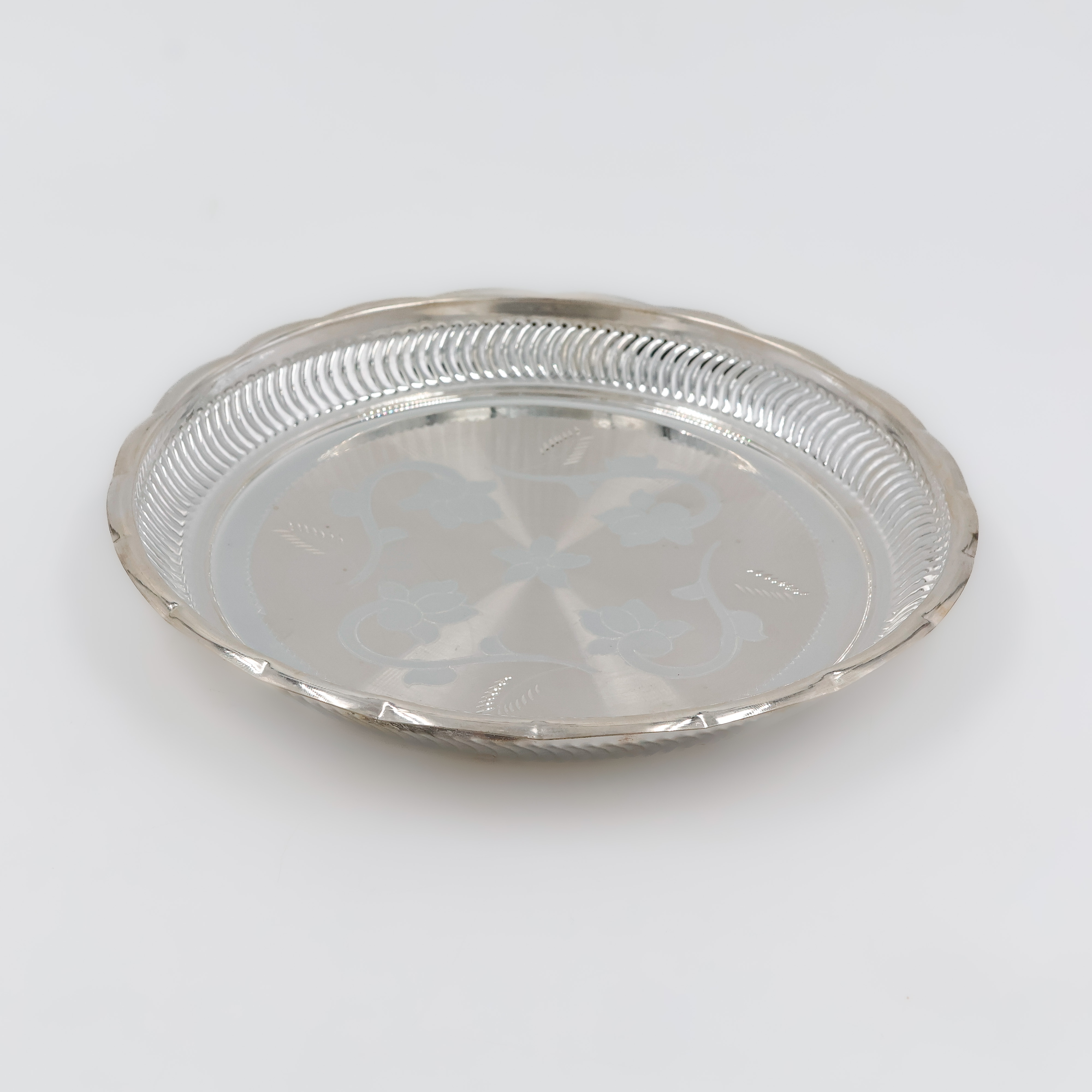 Long Oval Silver Plate - 
