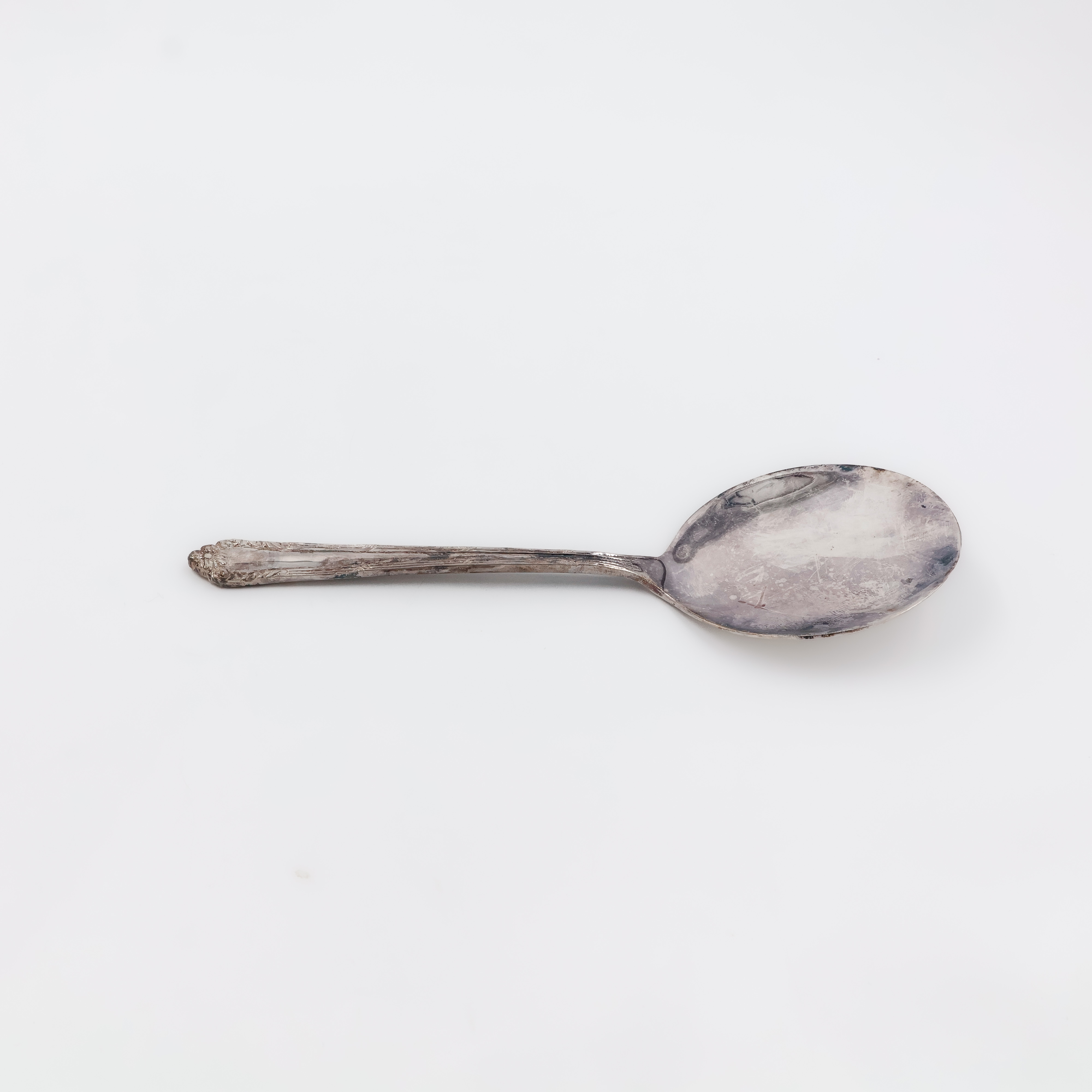 Classic Round Bowl Silver Spoon - 