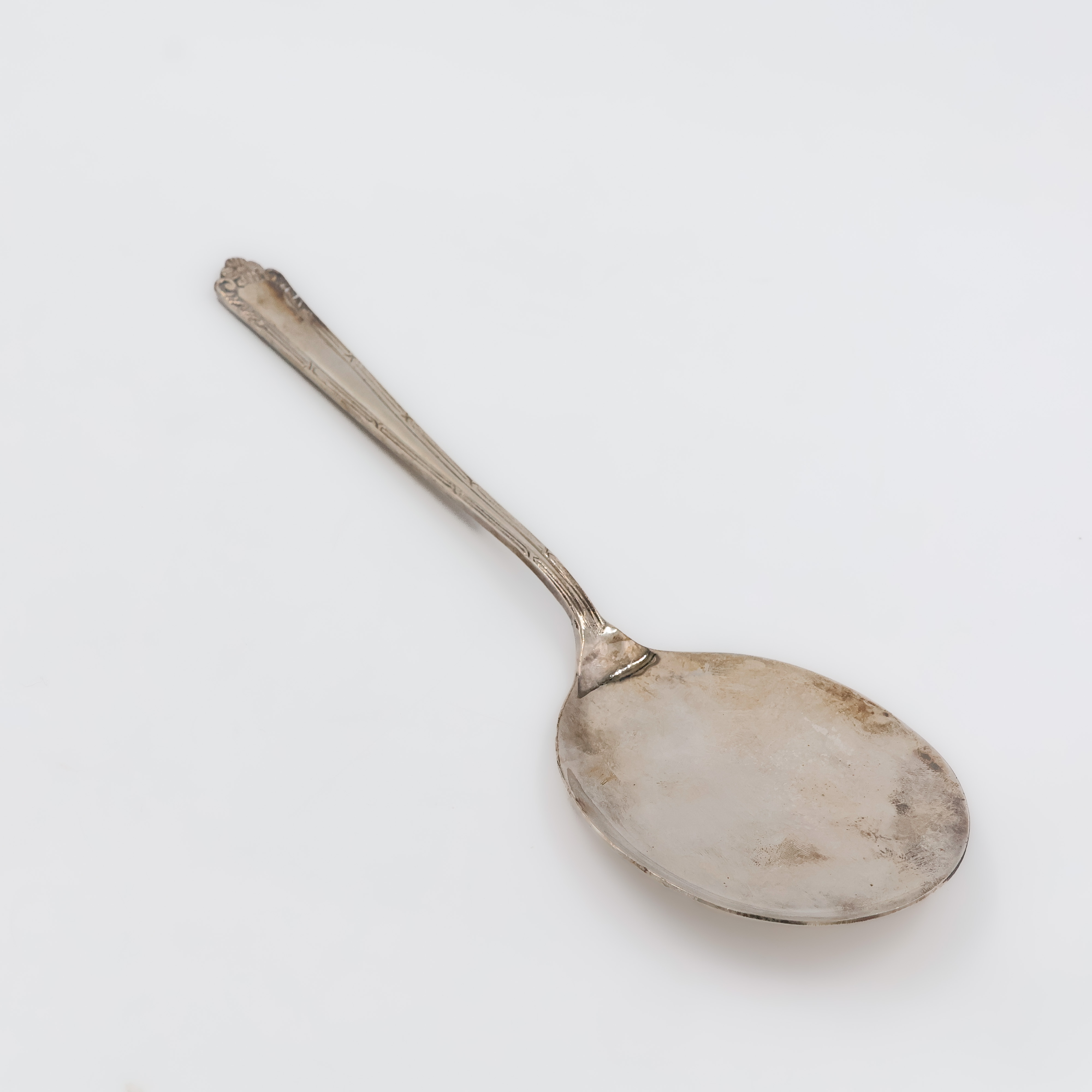 Vintage-Style Silver Spoon - 