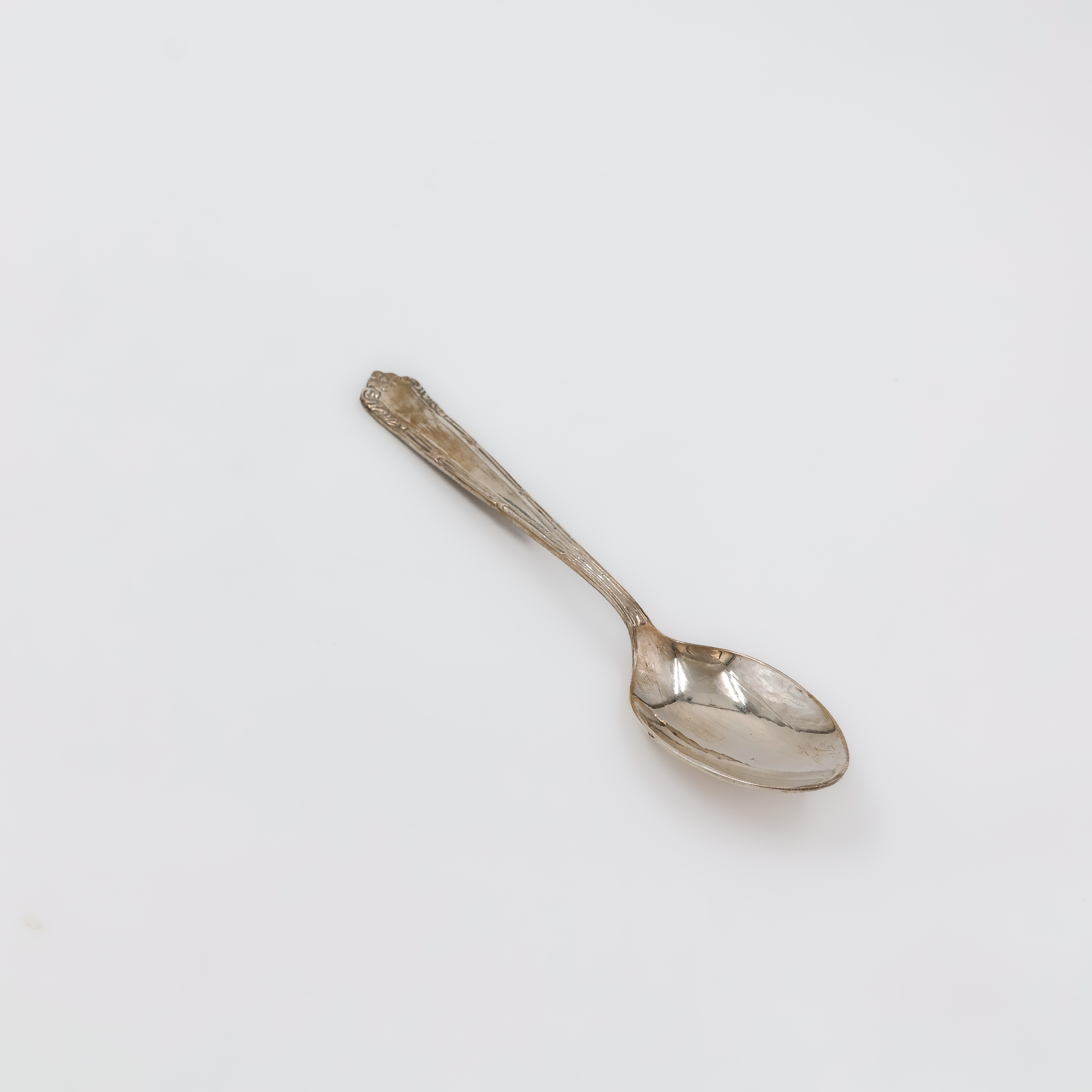Classic Long Handle Silver Spoon - 