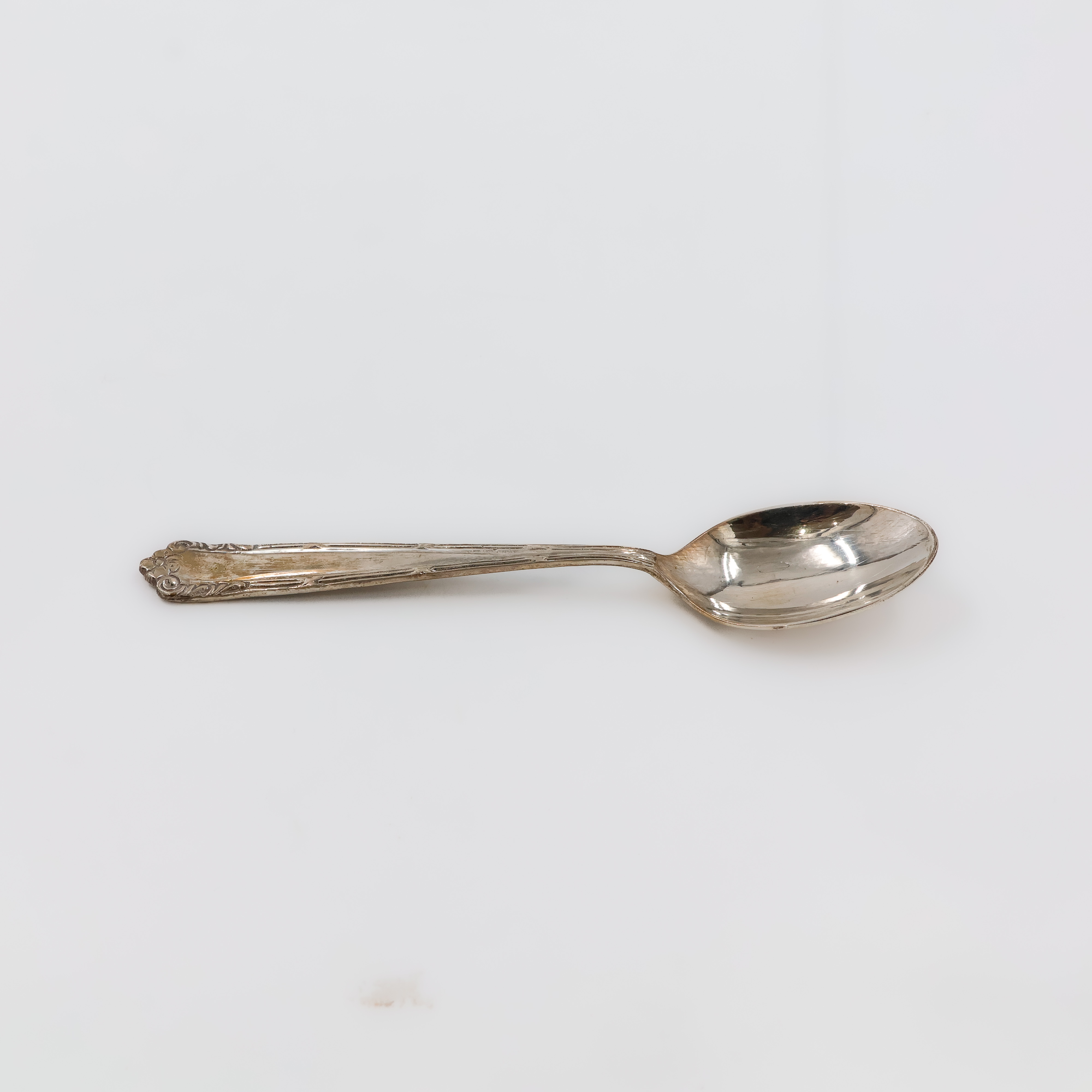 Classic Long Handle Silver Spoon - 