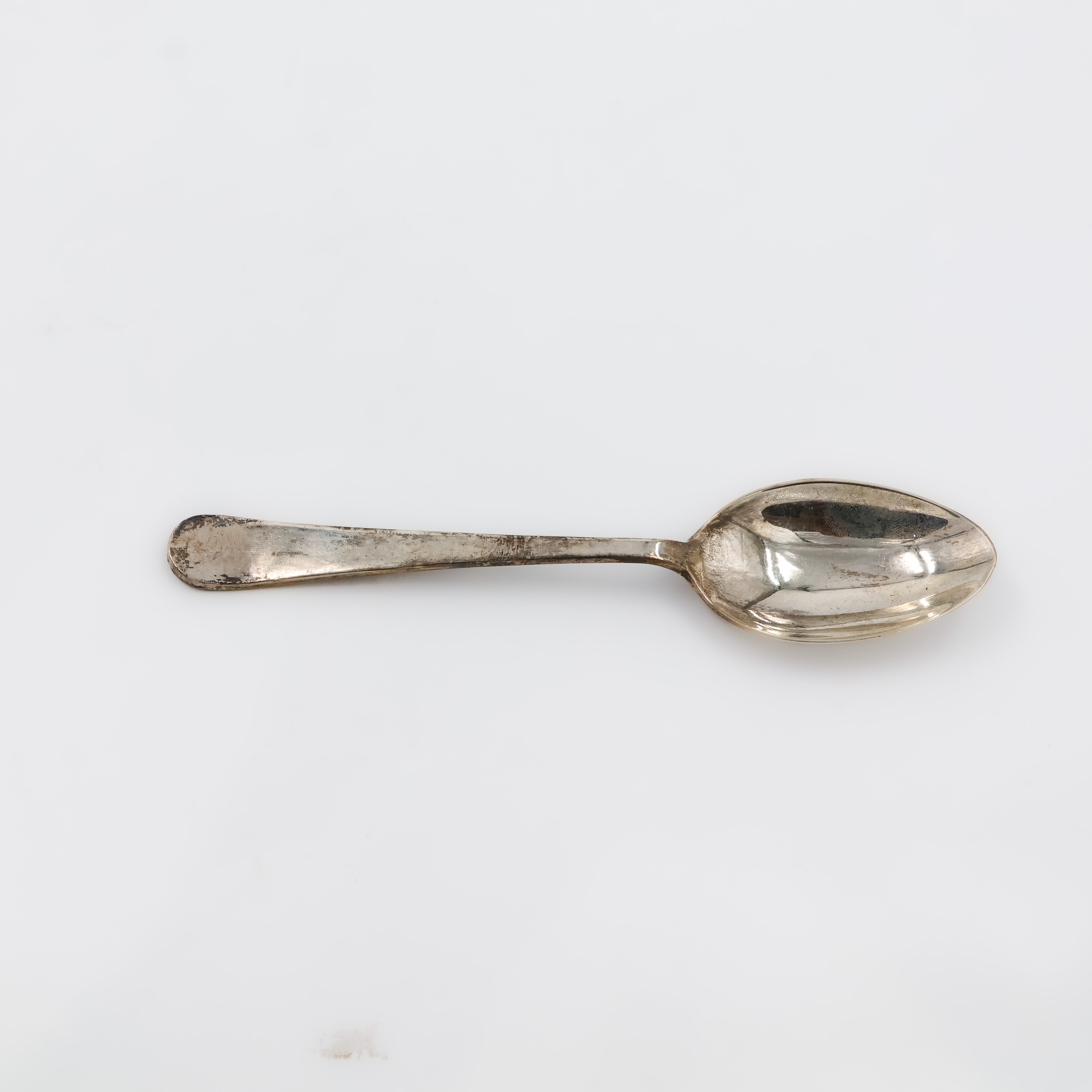 Leaf-Tip Pure Silver Spoon - 