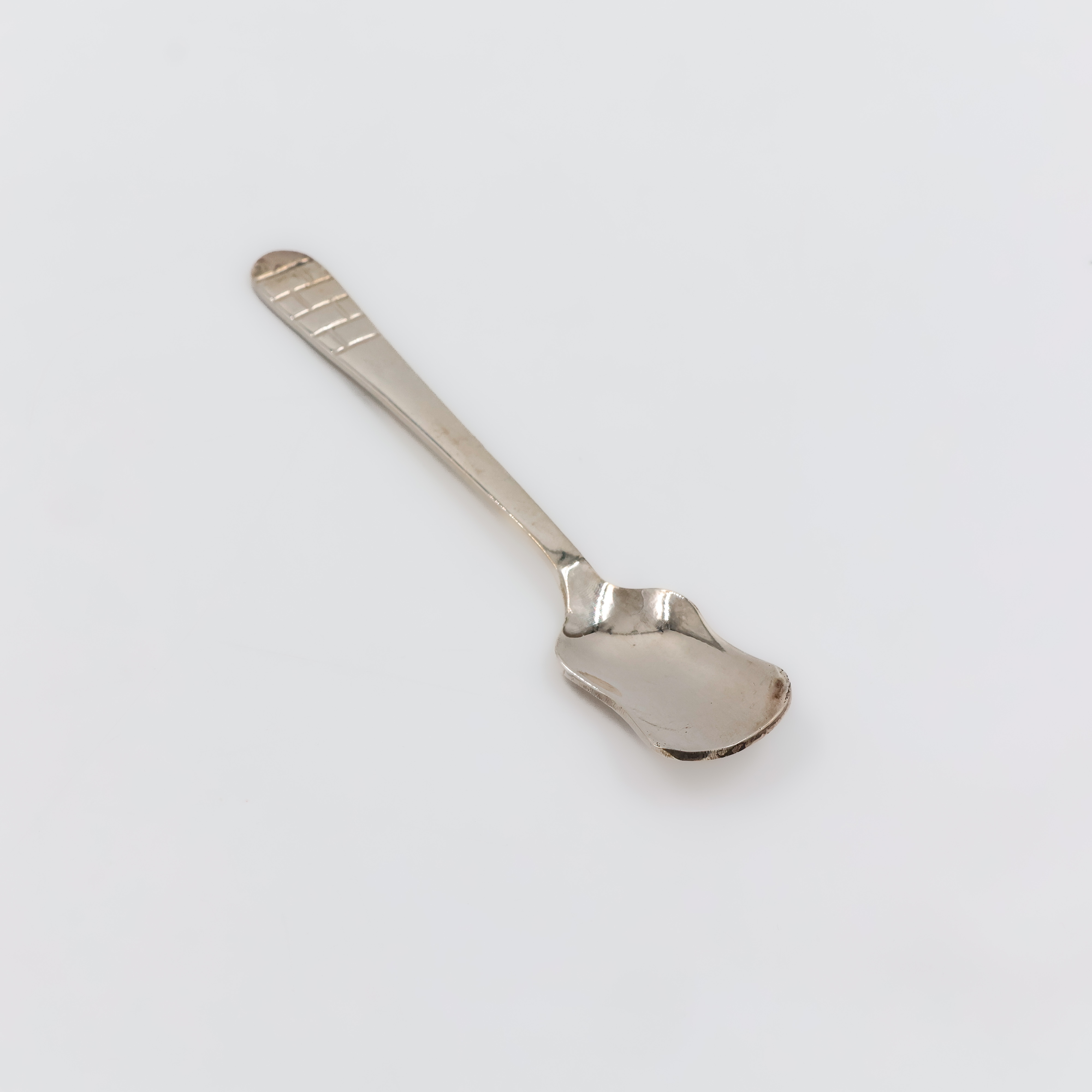 Contemporary Cut Silver Spoon - 