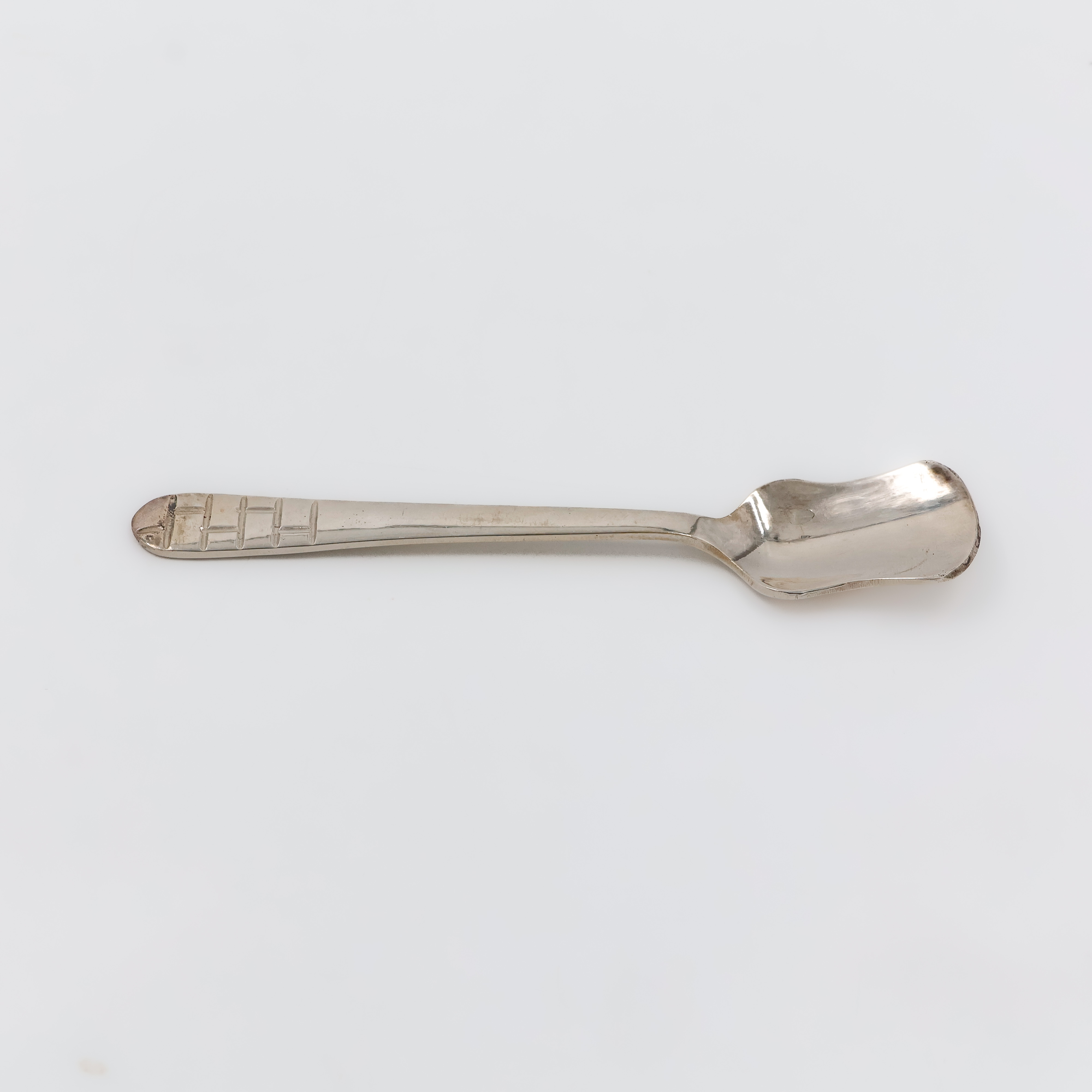 Contemporary Cut Silver Spoon - 