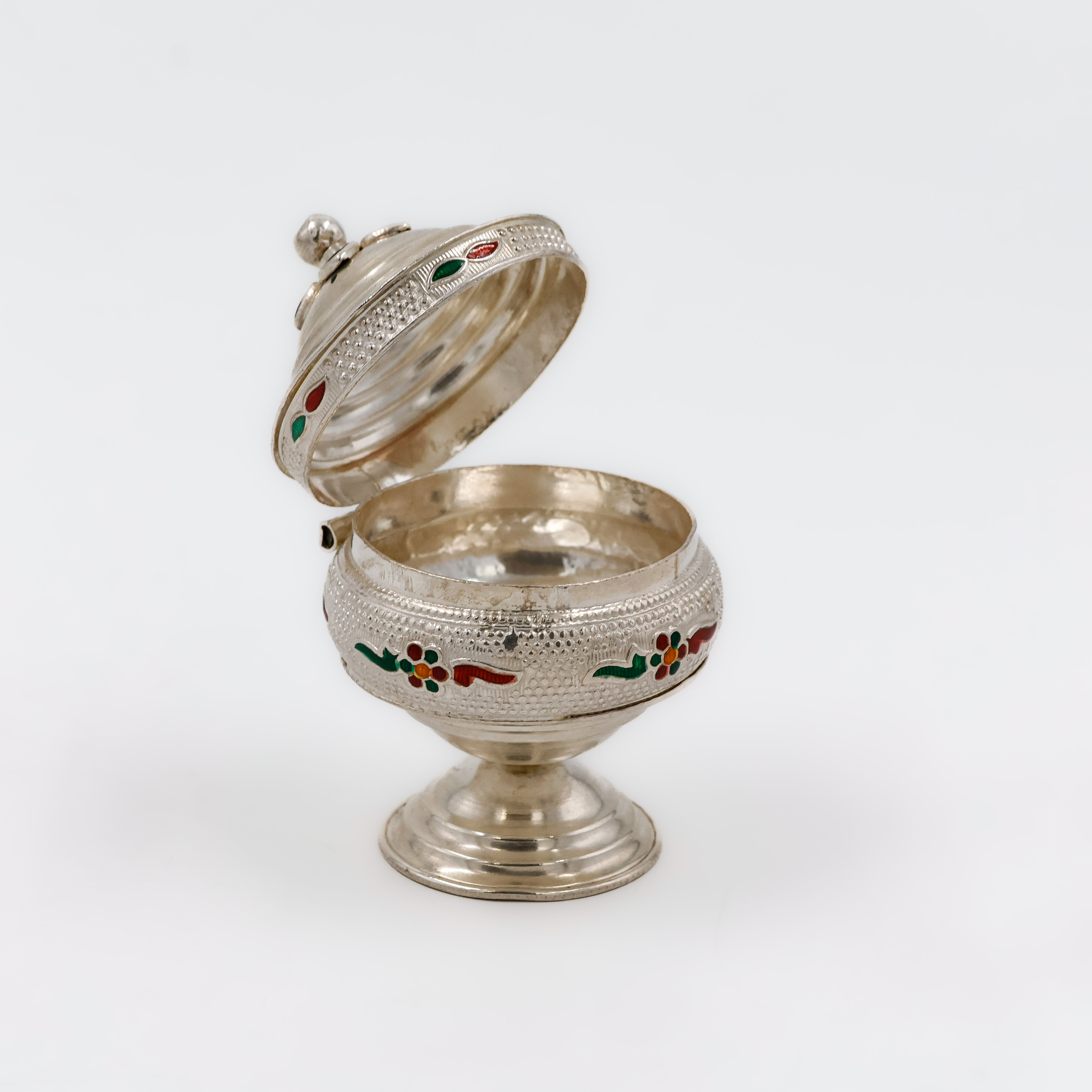Classic Round Kumkum box - 