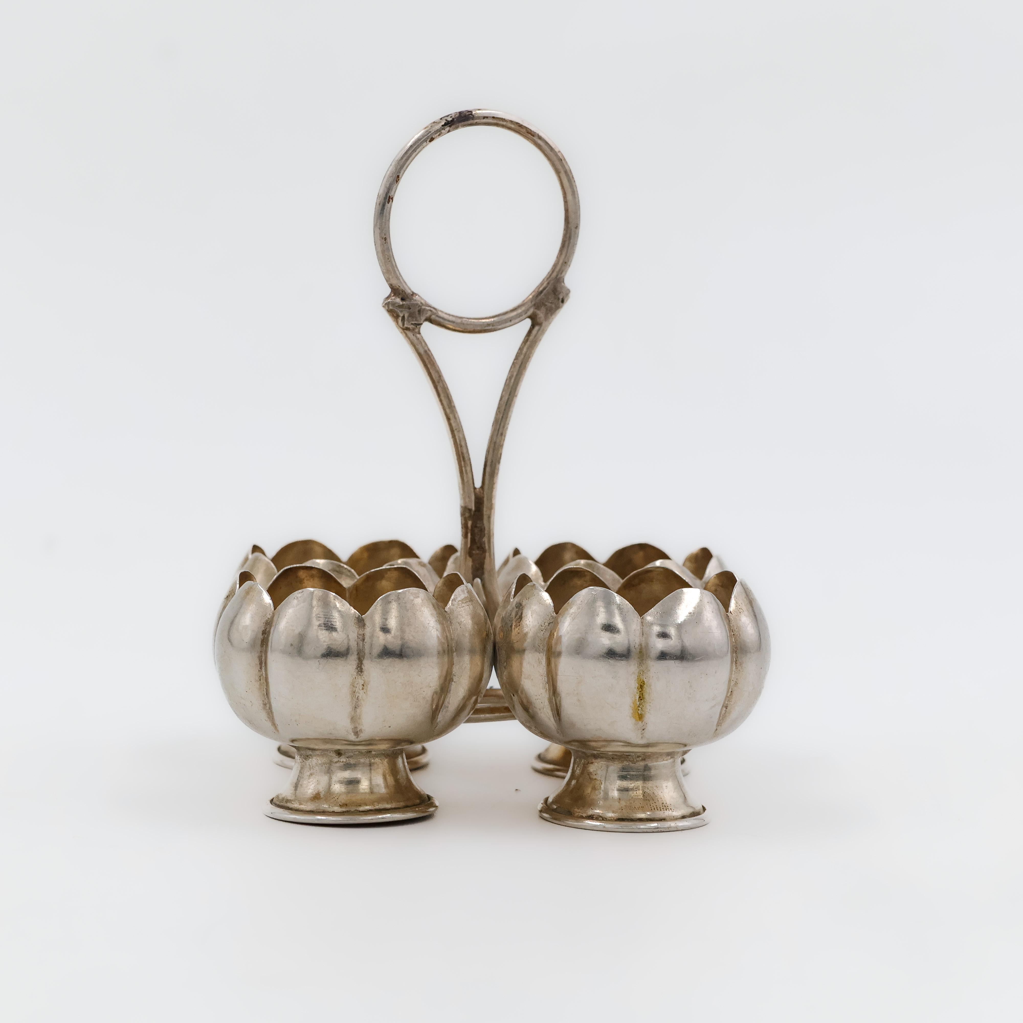 Exquisite Silver Chopra Stand - 