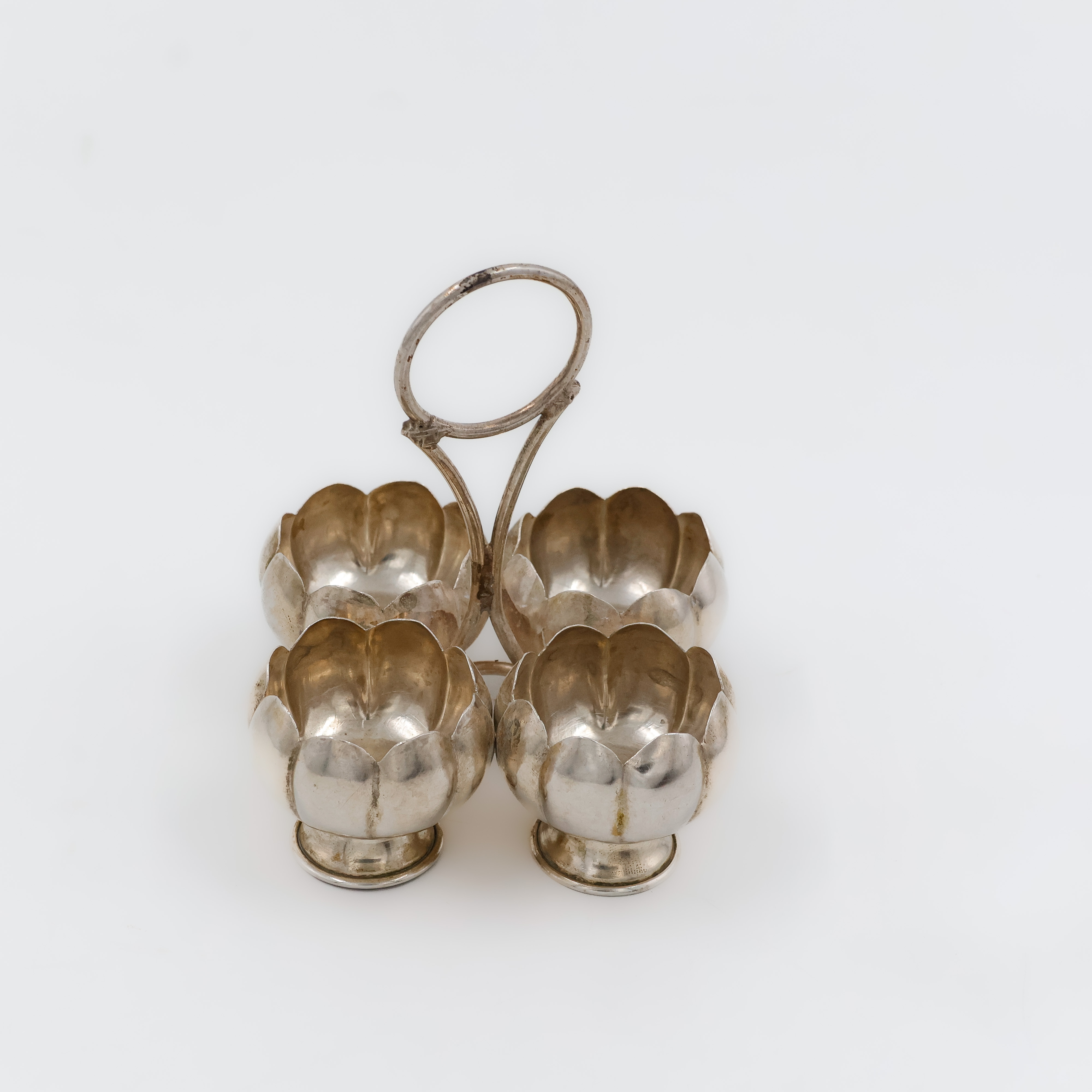 Exquisite Silver Chopra Stand - 