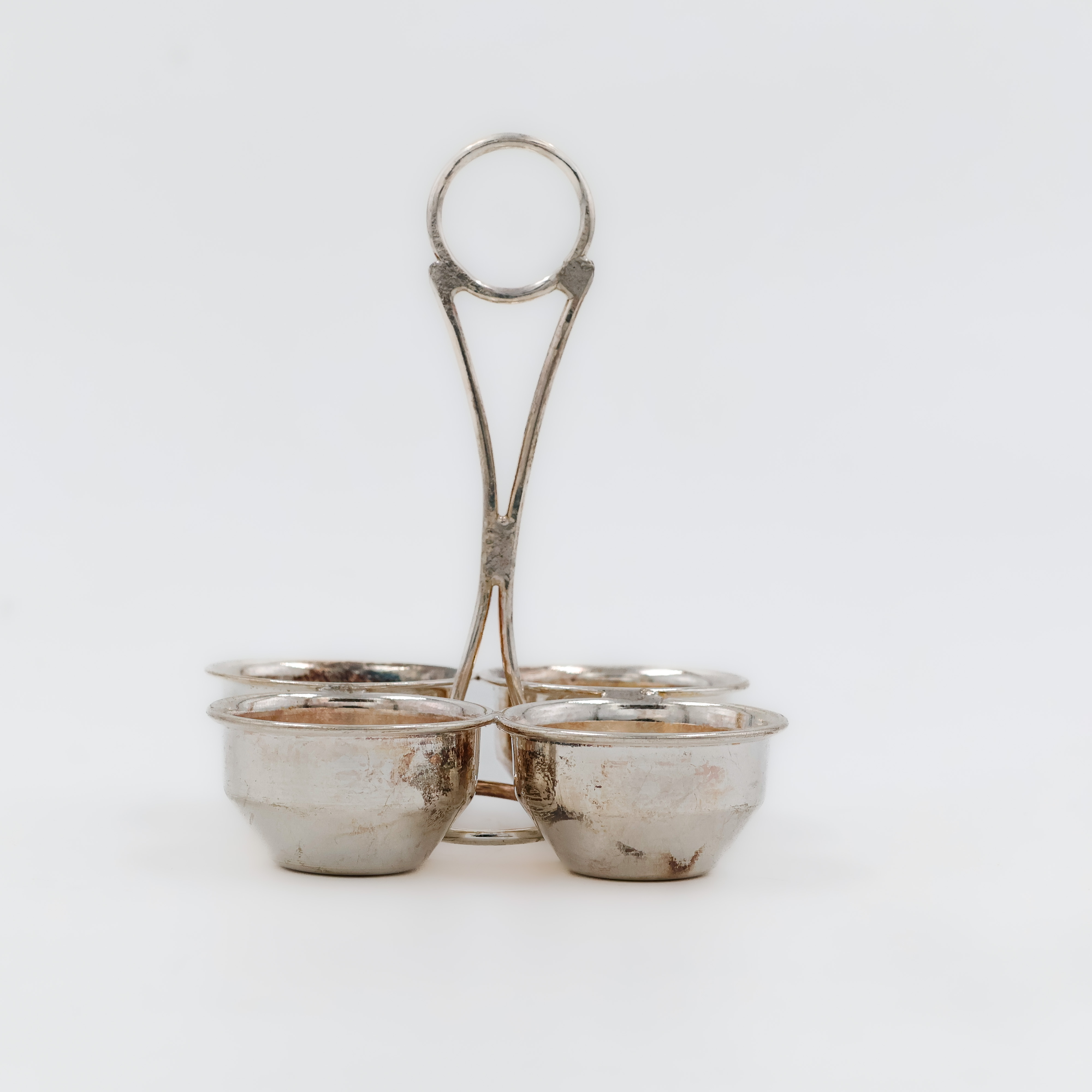 Traditional Silver Chopra Holder - 