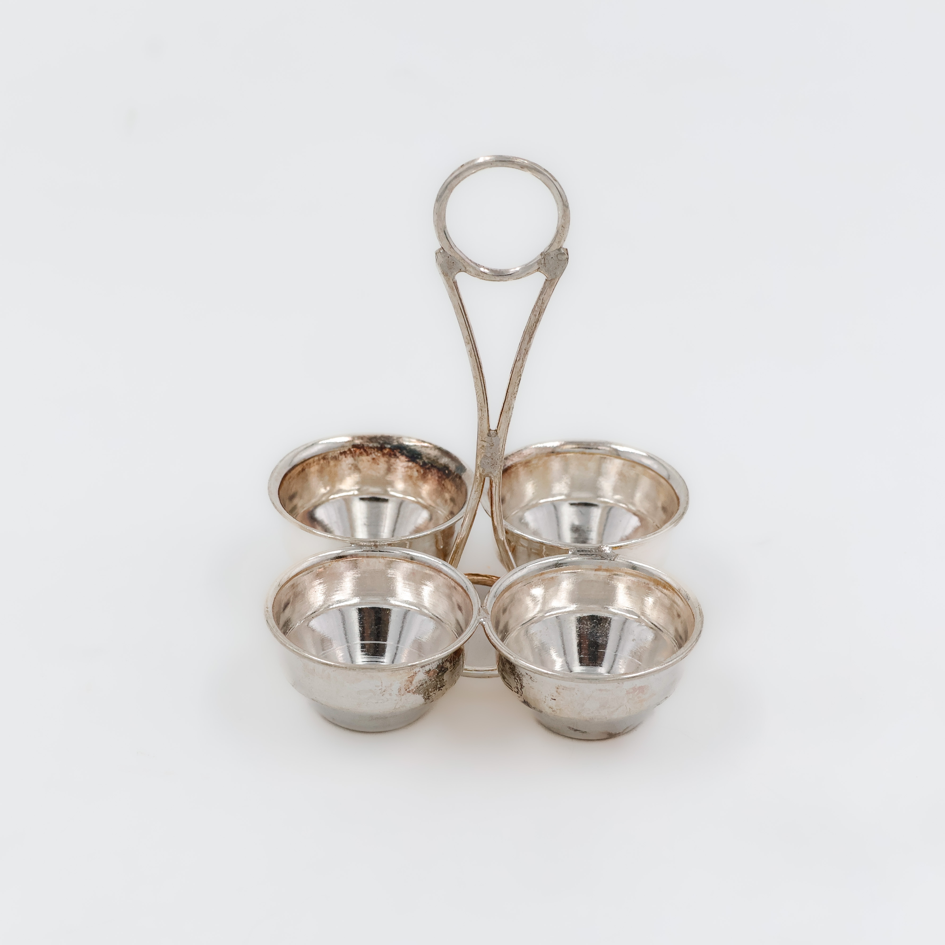Traditional Silver Chopra Holder - 