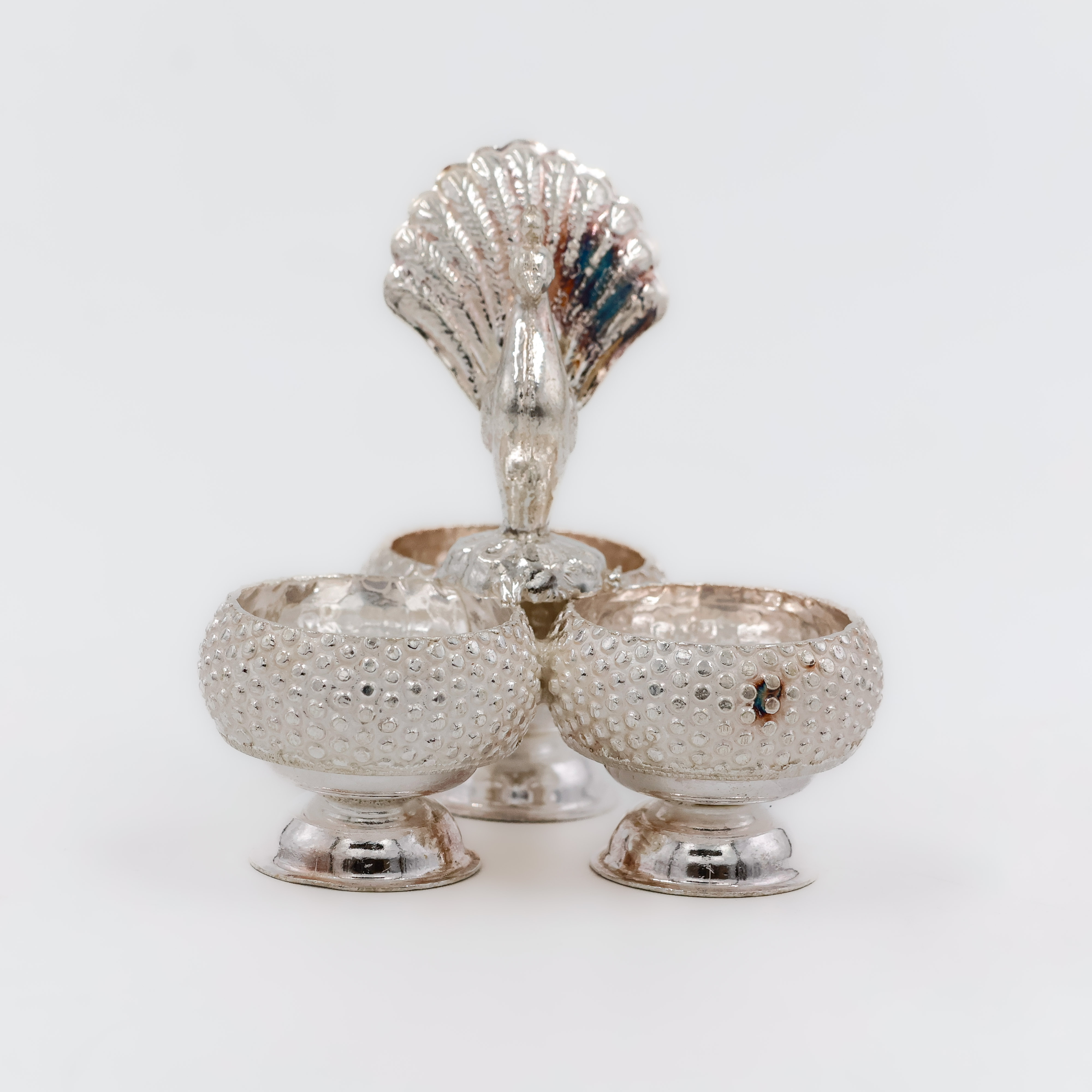 Designer peacock -Top Silver Chopra - 