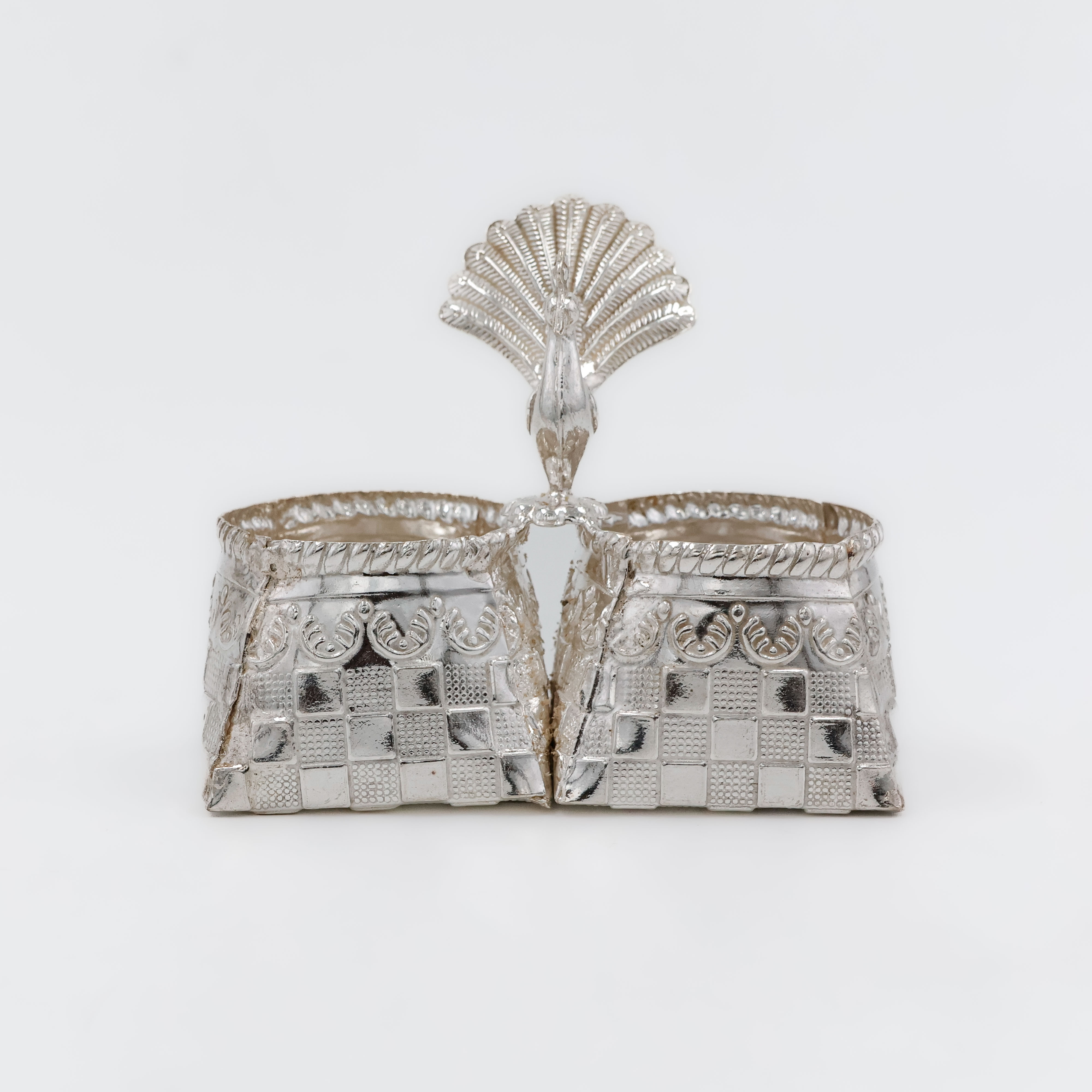 Unique Rectangular Silver Chopra - 