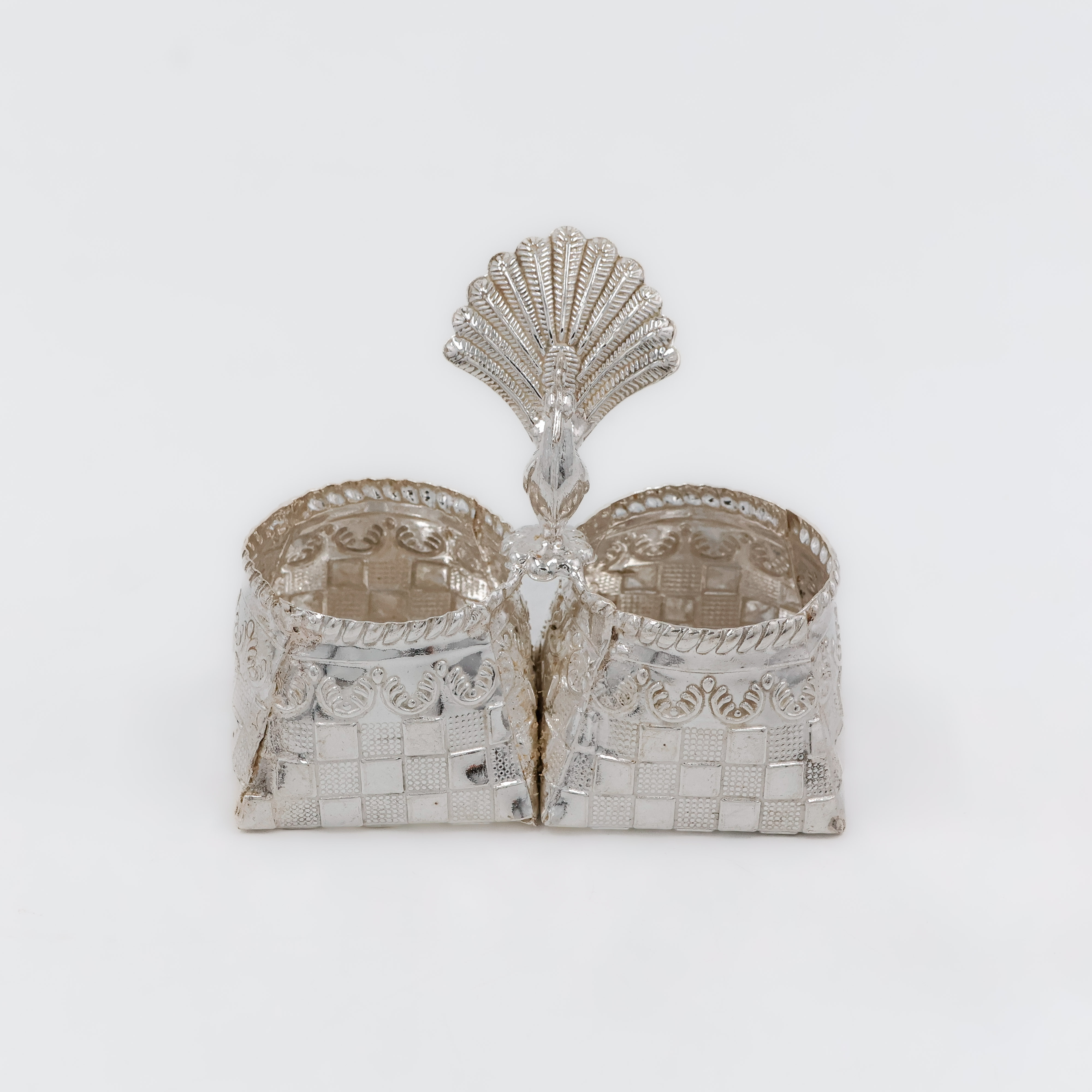Unique Rectangular Silver Chopra - 