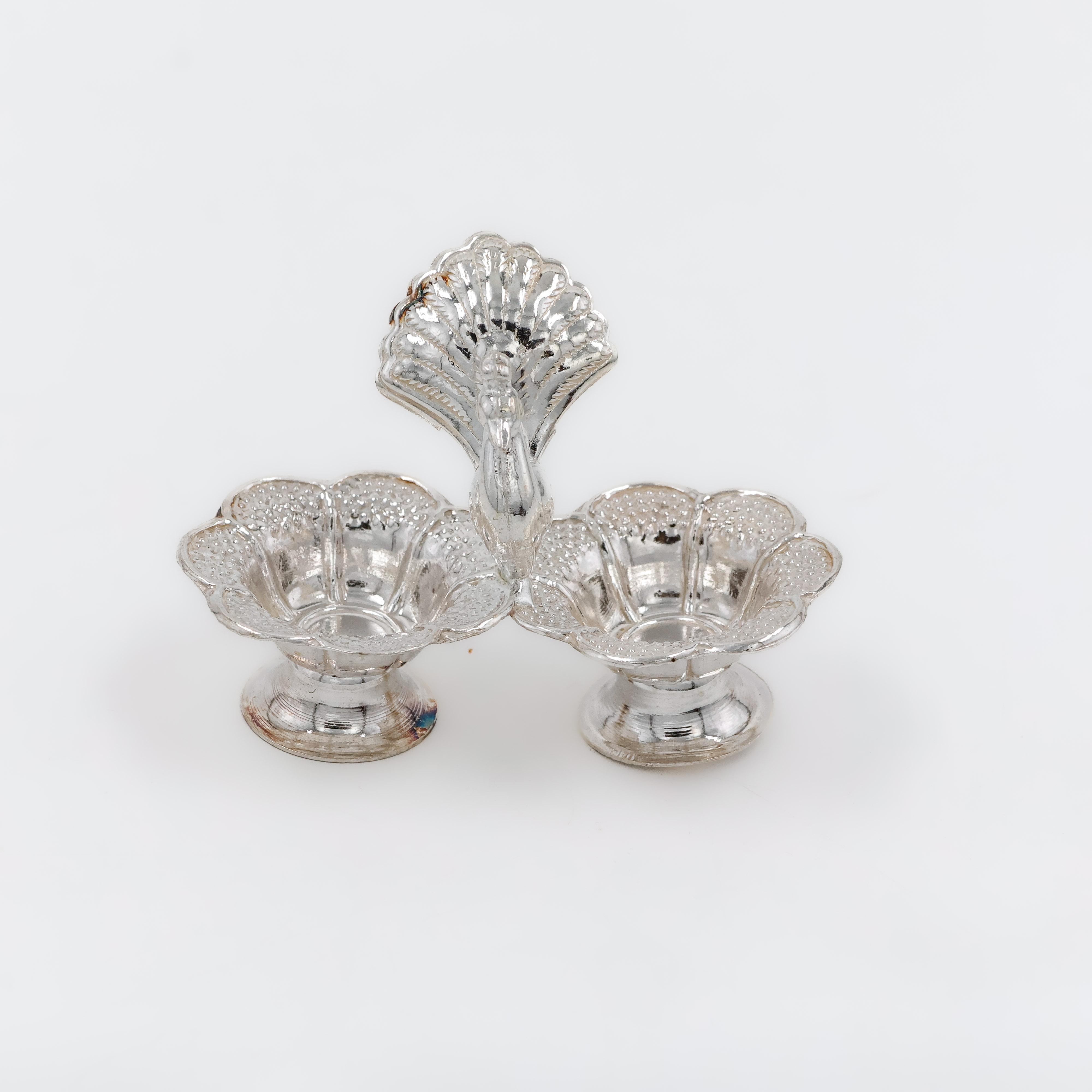 Ornate Floral Silver Chopra - 