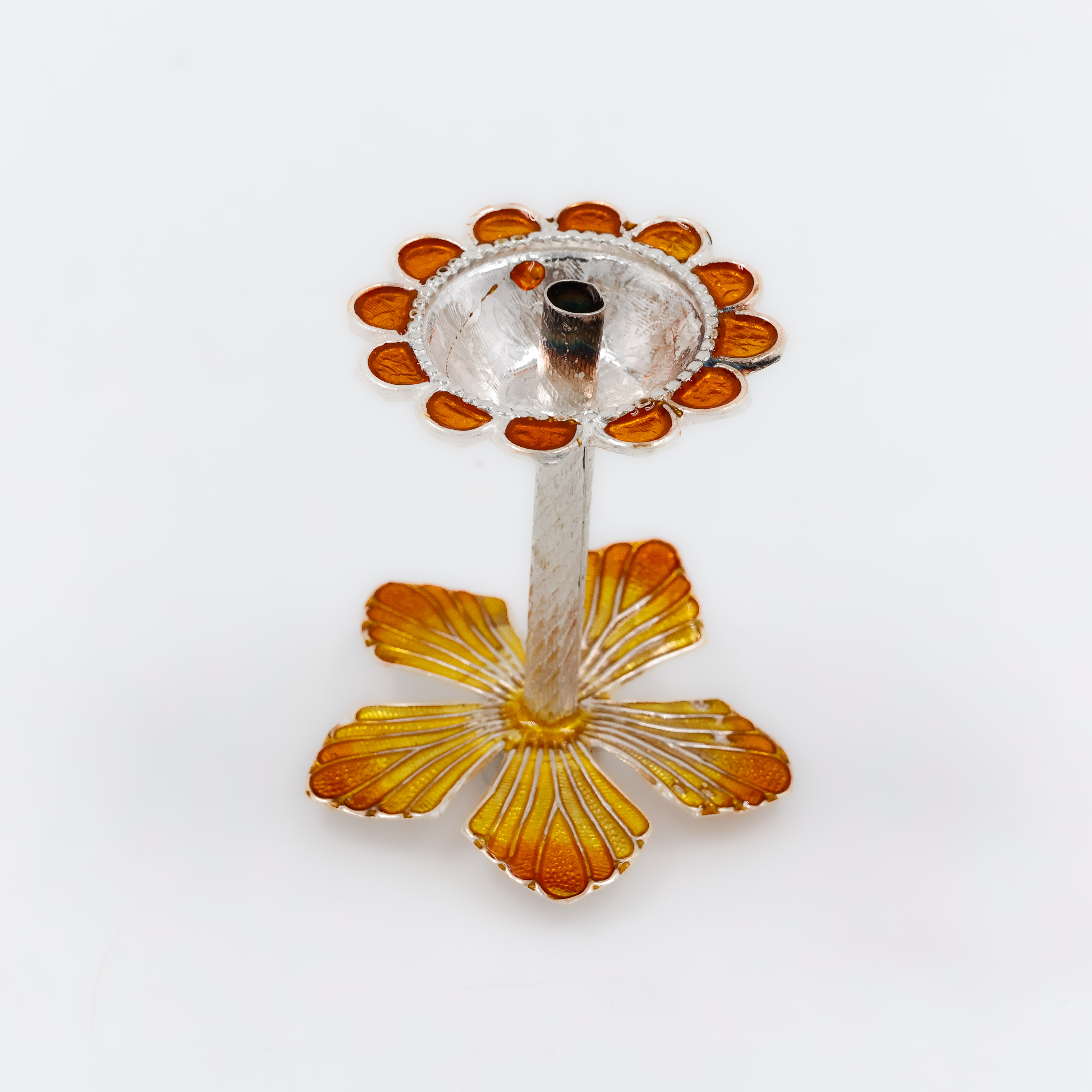 Minimalist Silver Agarbatti Stand - Silver Articles