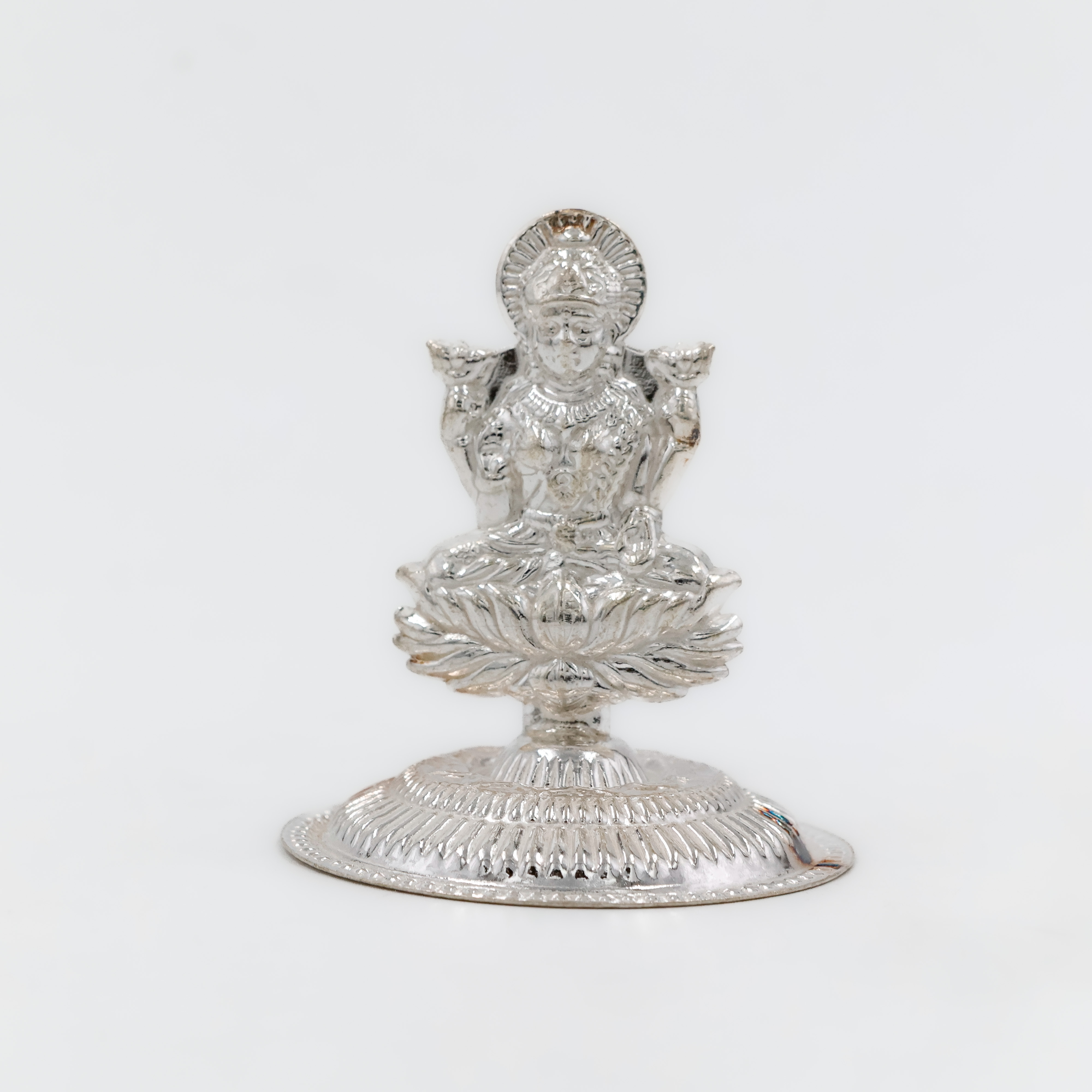 Auspicious Lakshmi Silver Agarbatti Stand - 