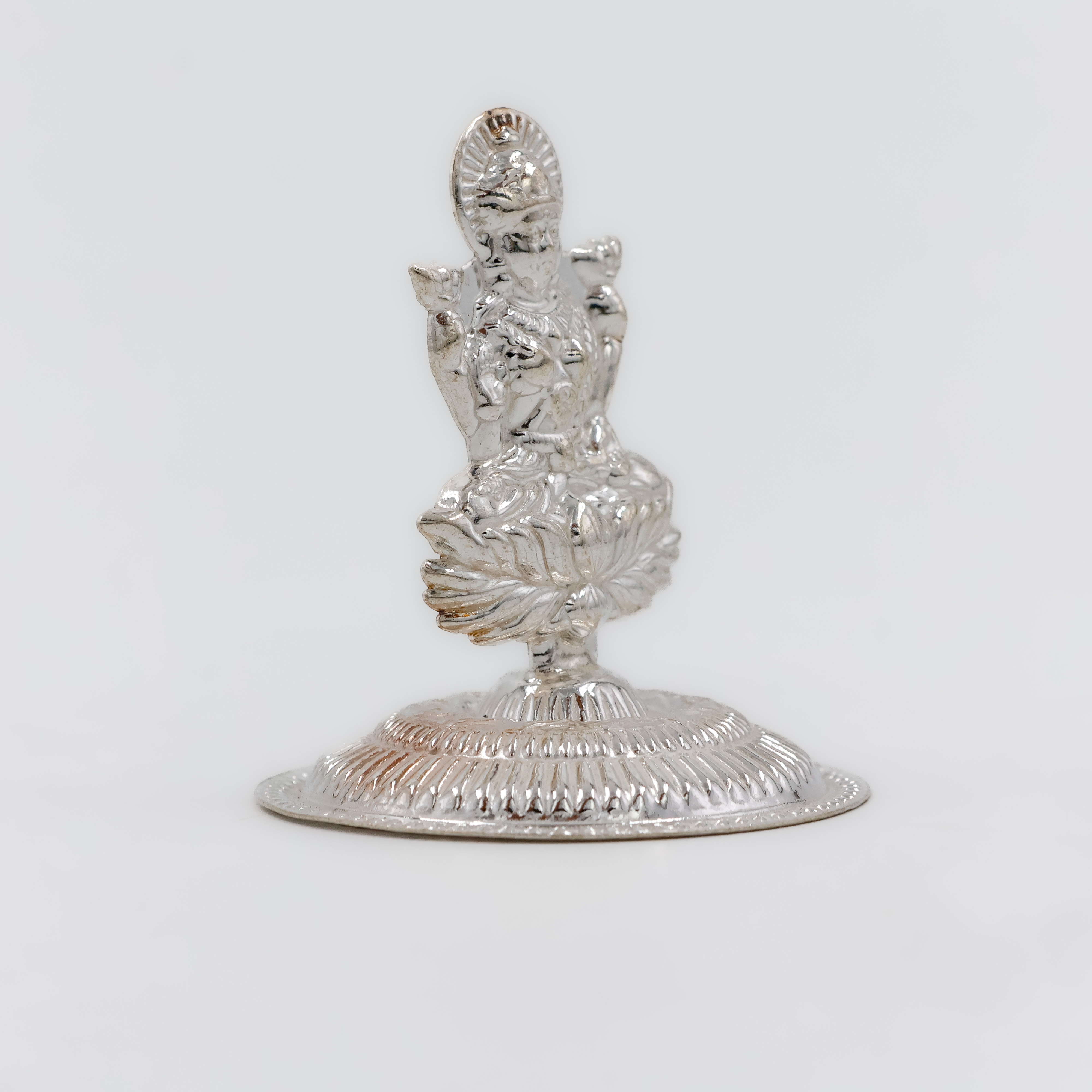 Auspicious Lakshmi Silver Agarbatti Stand - 