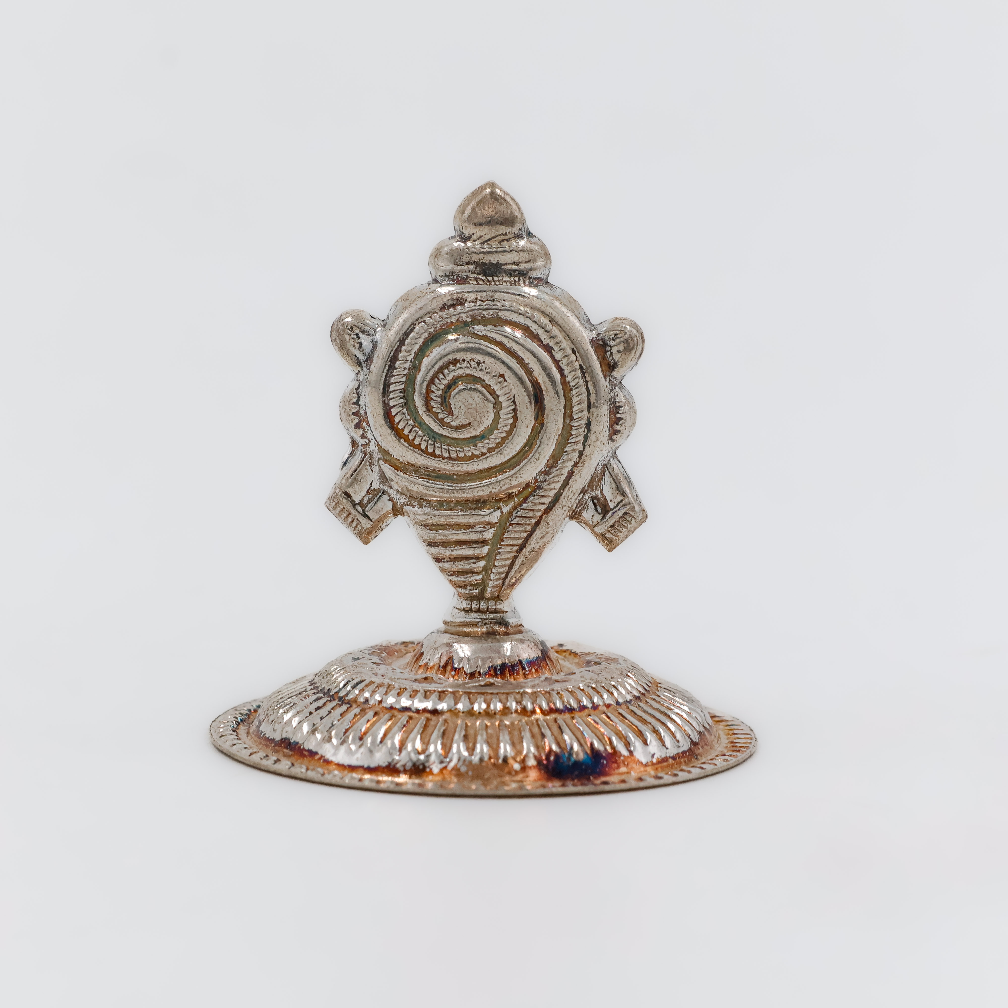 Shankh Silver Agarbatti Stand - 