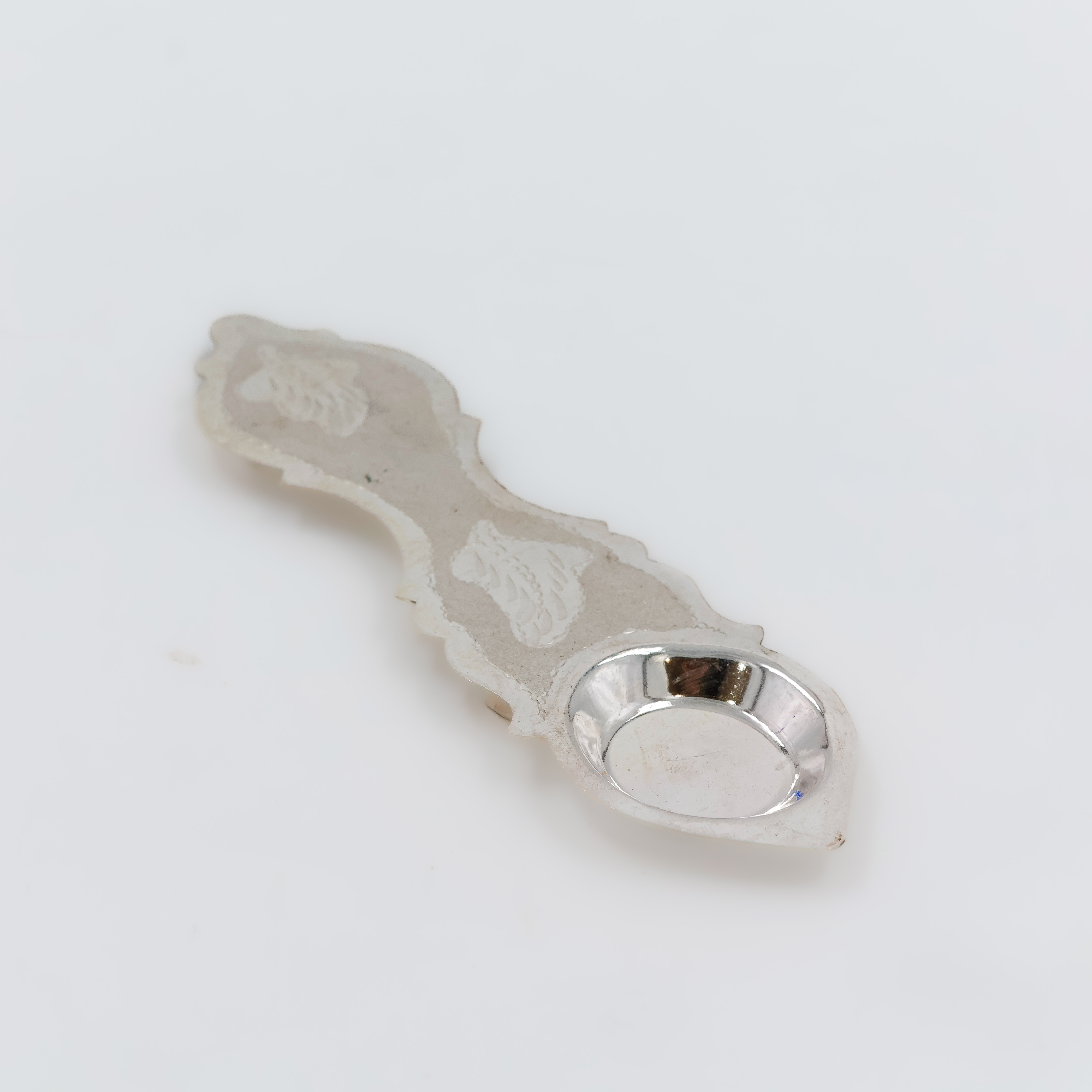 Classic Handheld Silver Diya - 