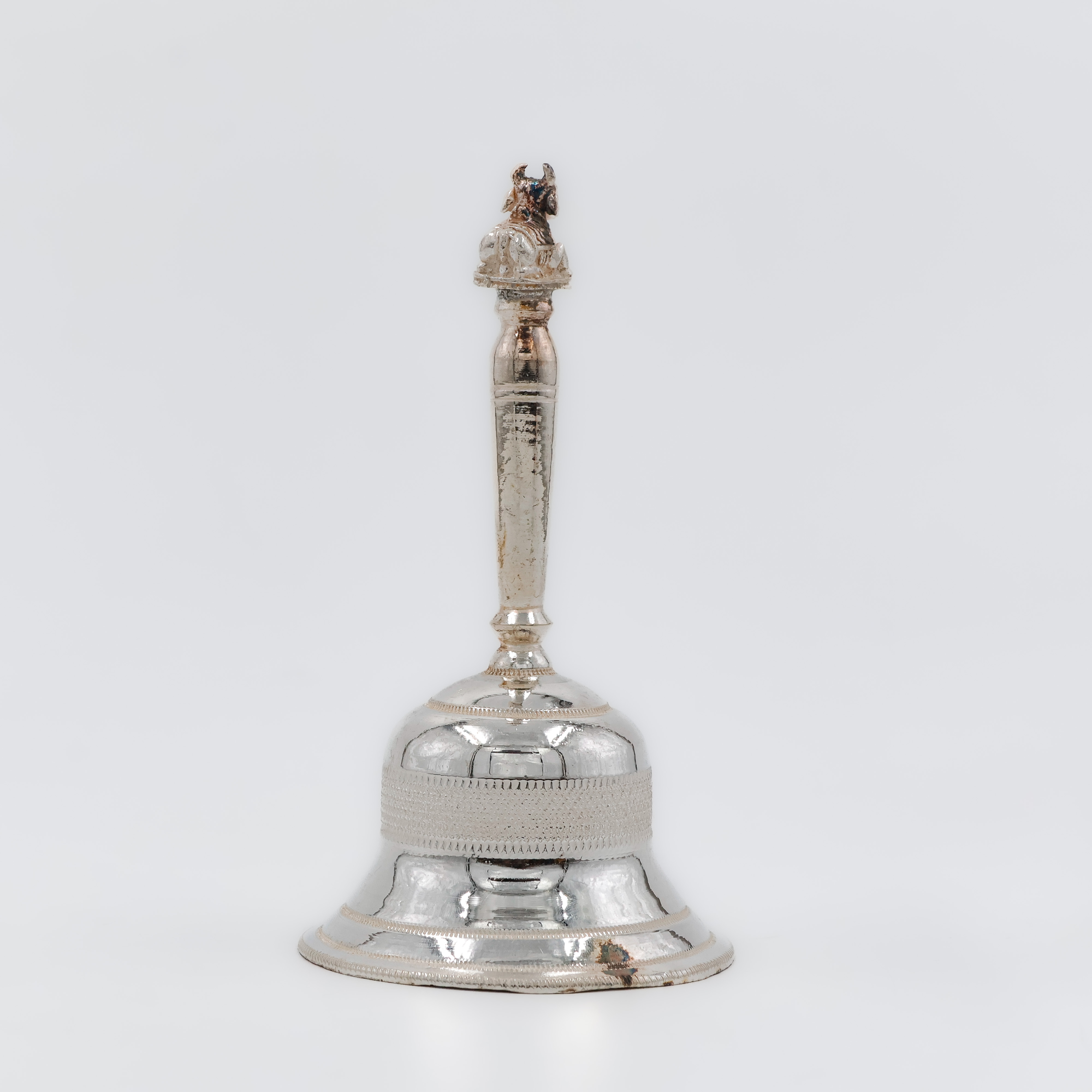 Classic Silver Temple Bell - 