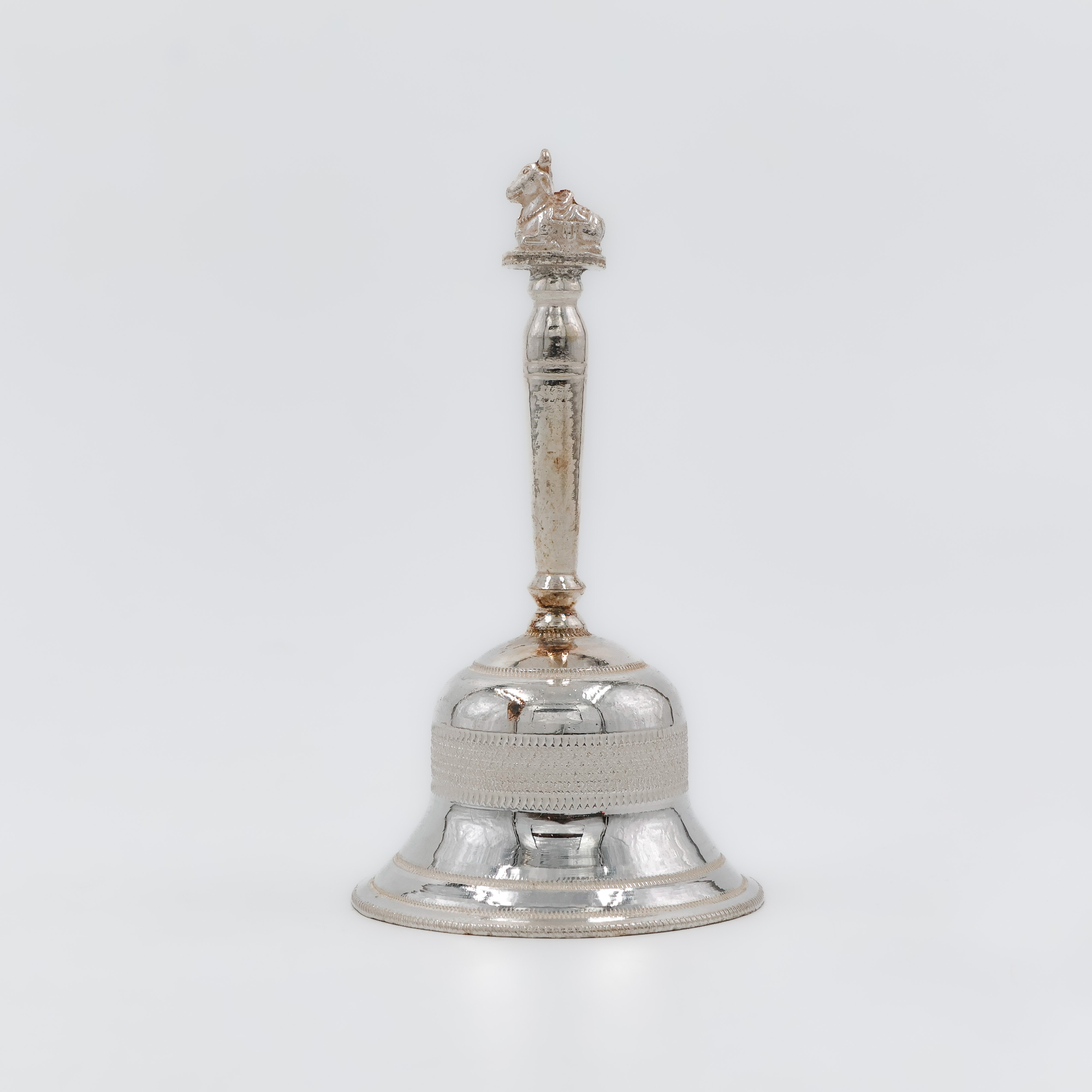 Classic Silver Temple Bell - 