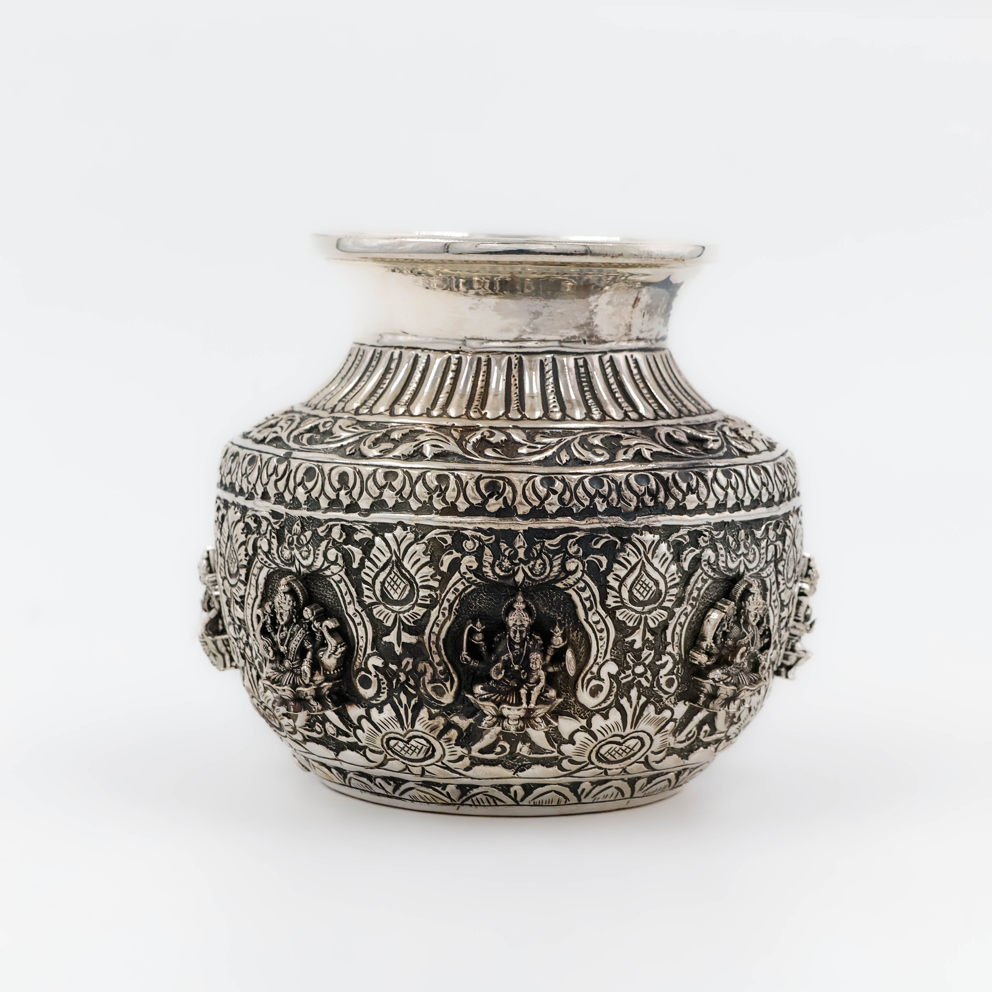 Antique Carved Silver Lot - Silver Articles