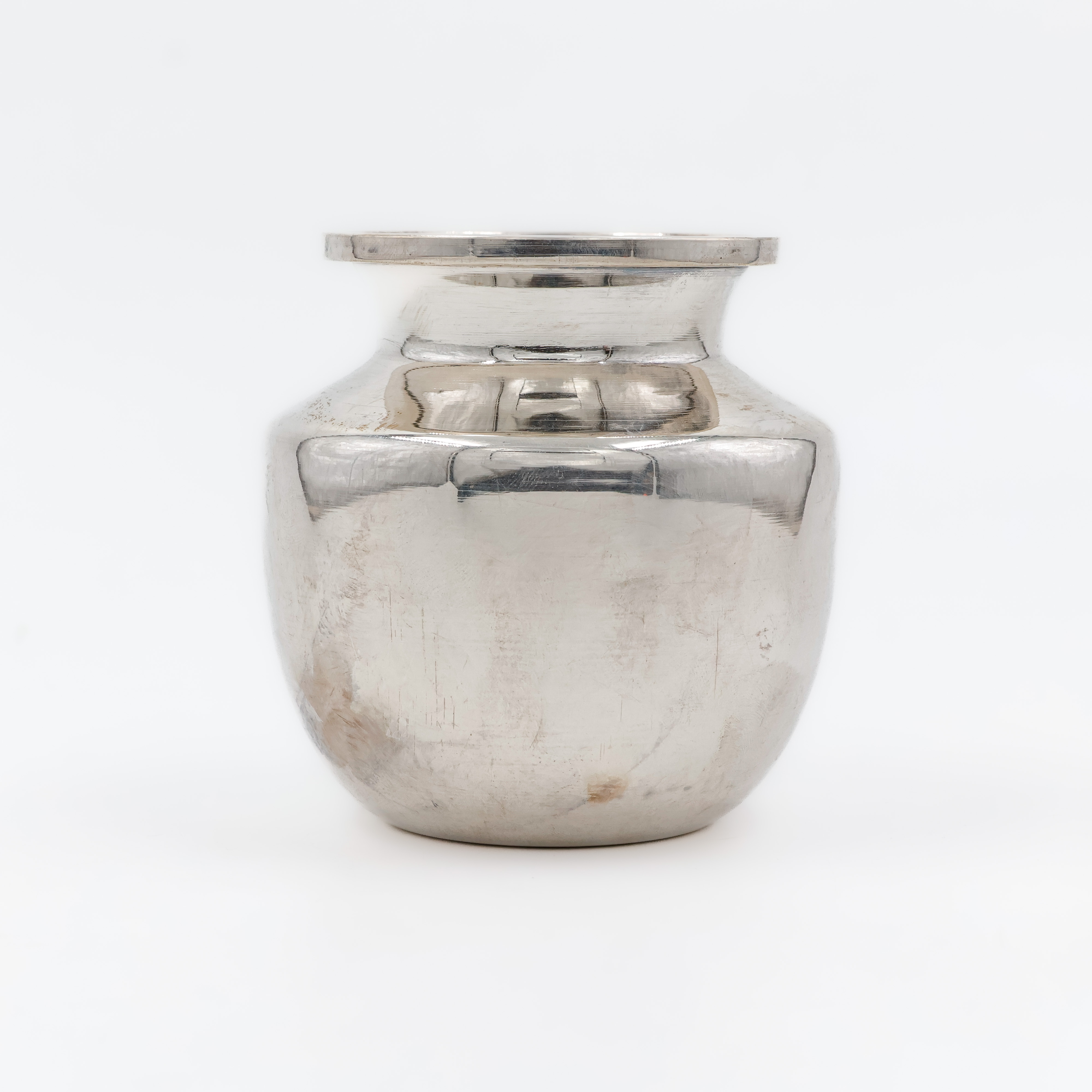 Plain Glossy Silver Lota - 