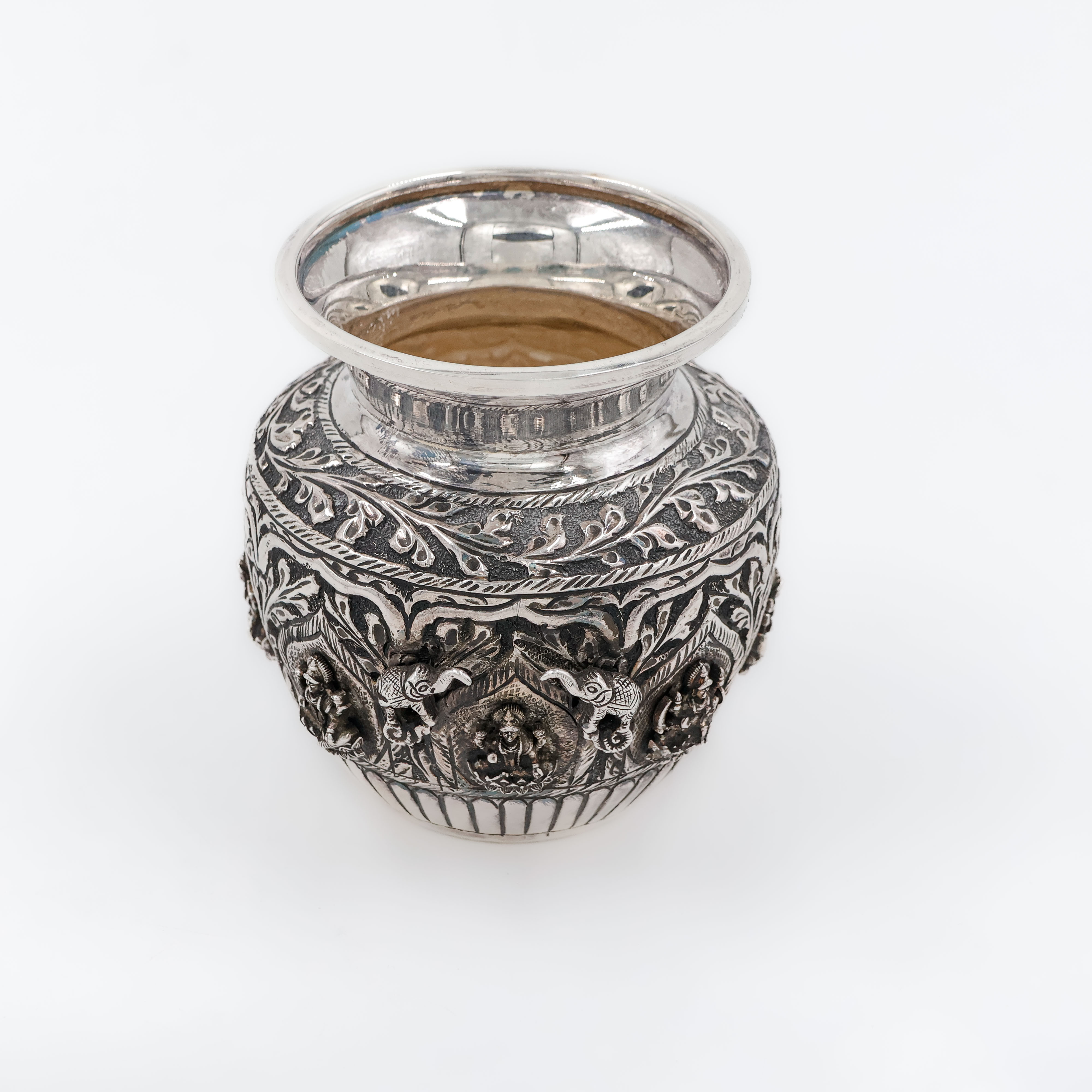 Silver Lota with Mythological Artwork - 