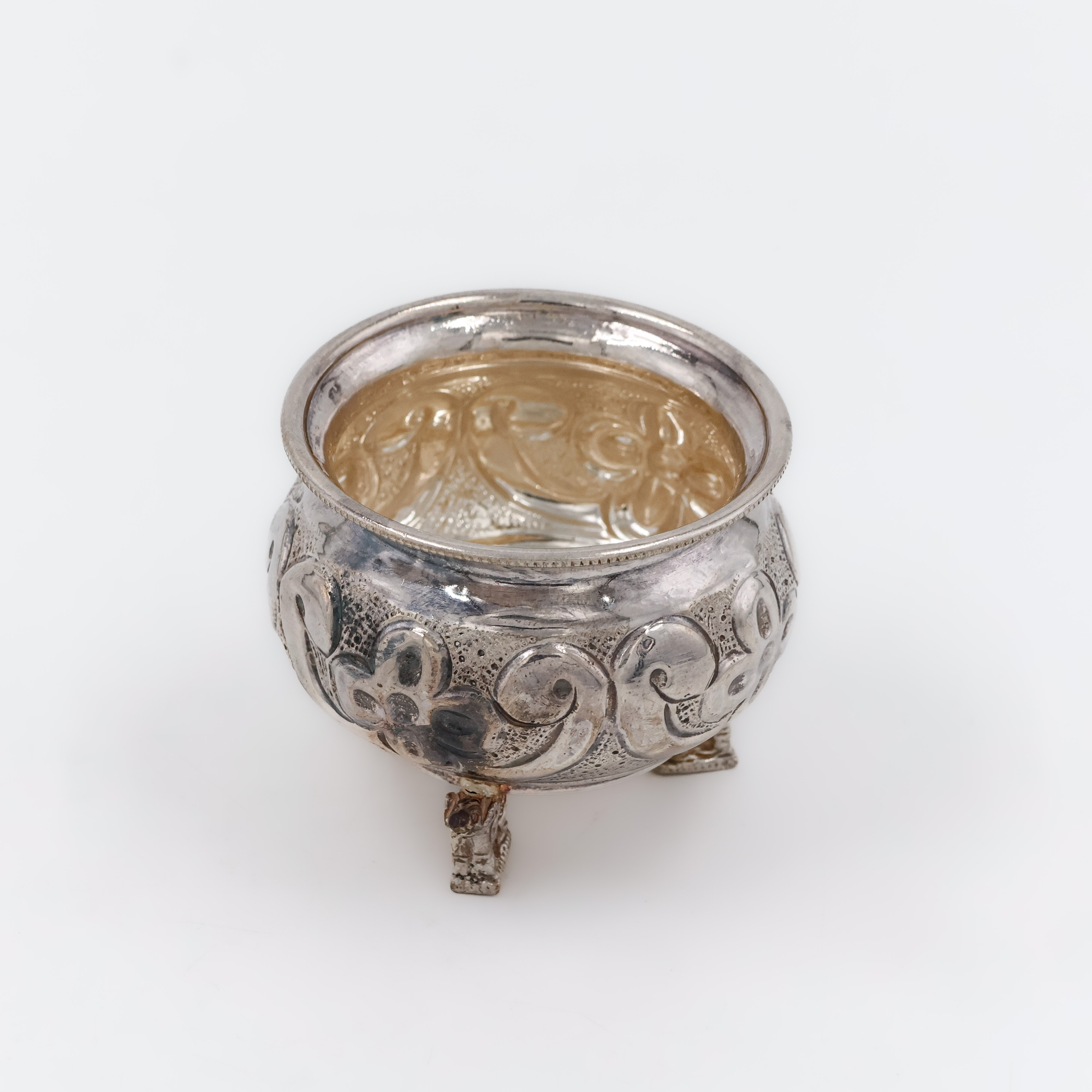Classic Pedestal Silver Basket - 