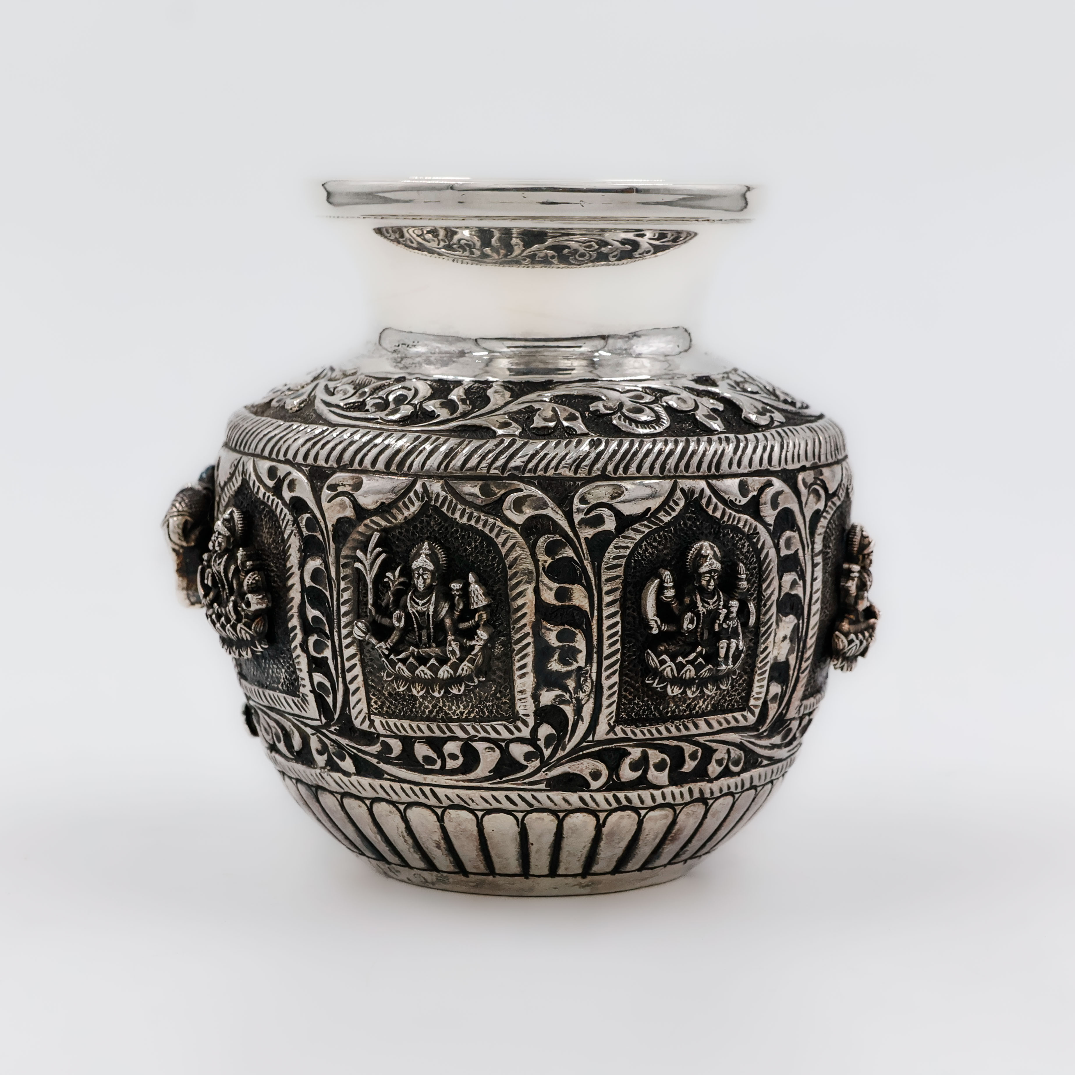 Royal Temple Silver Kalash - 
