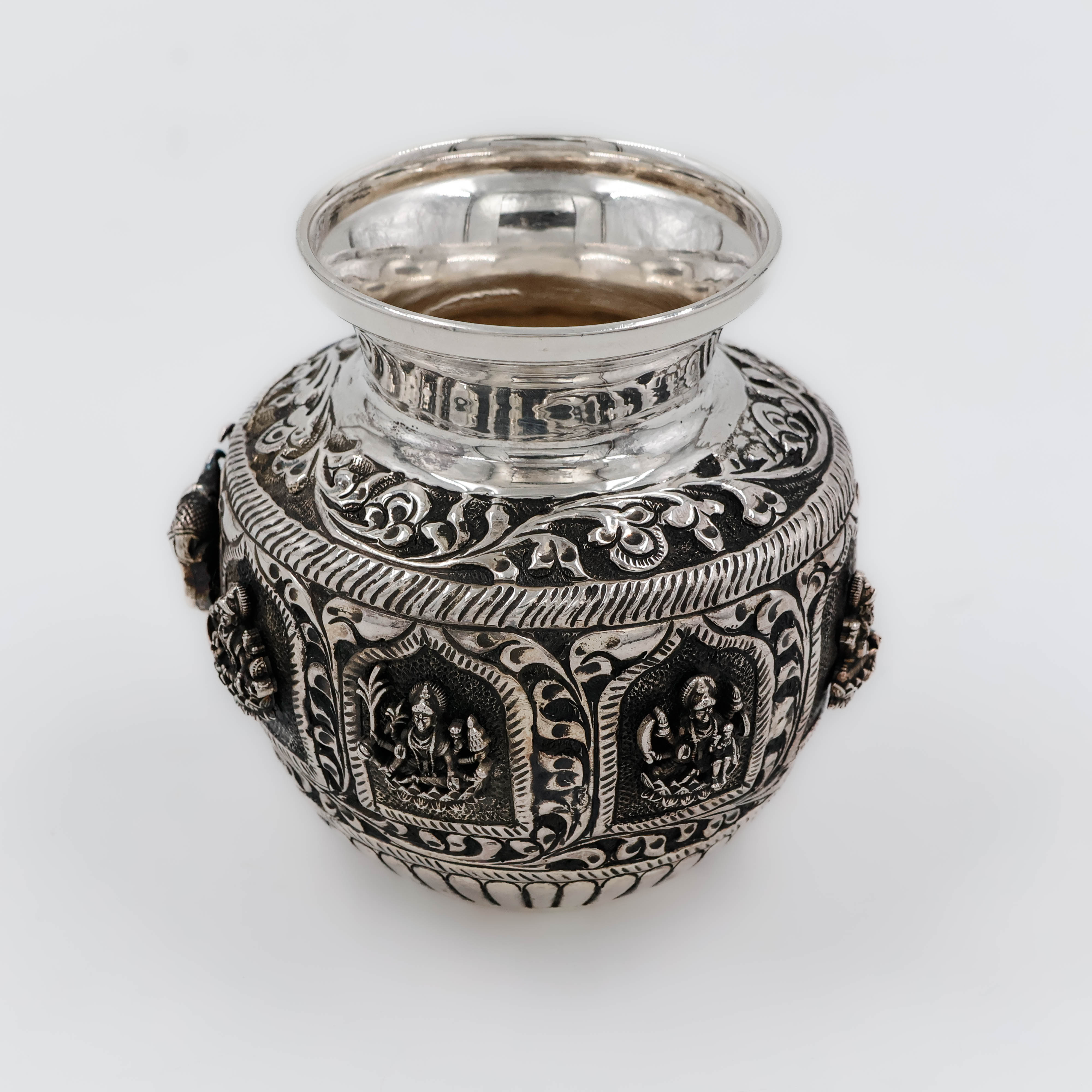 Royal Temple Silver Kalash - 