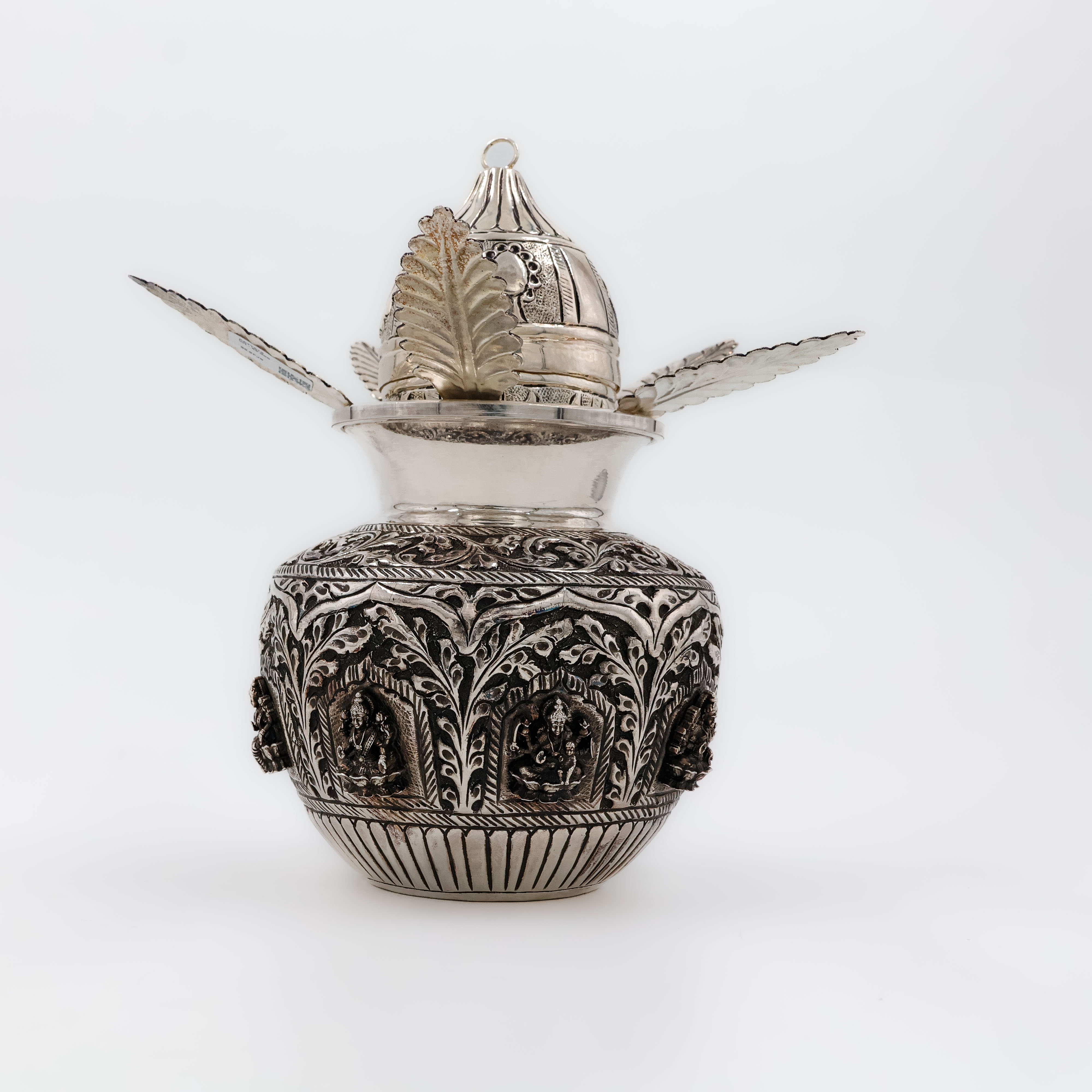 Laxmi Devi Silver Kalash - 